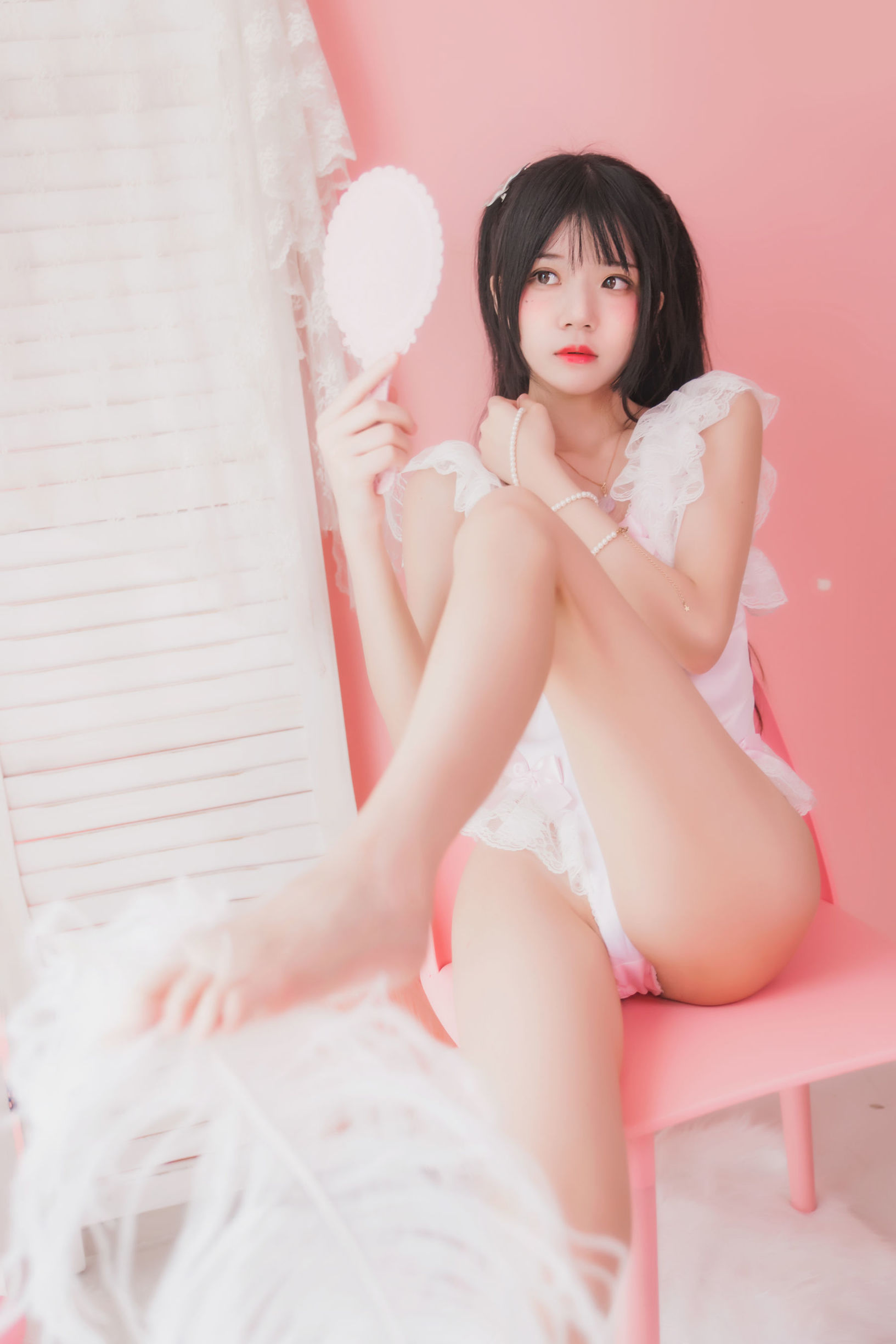 桜桃喵 冬眠系列 粉色浴缸