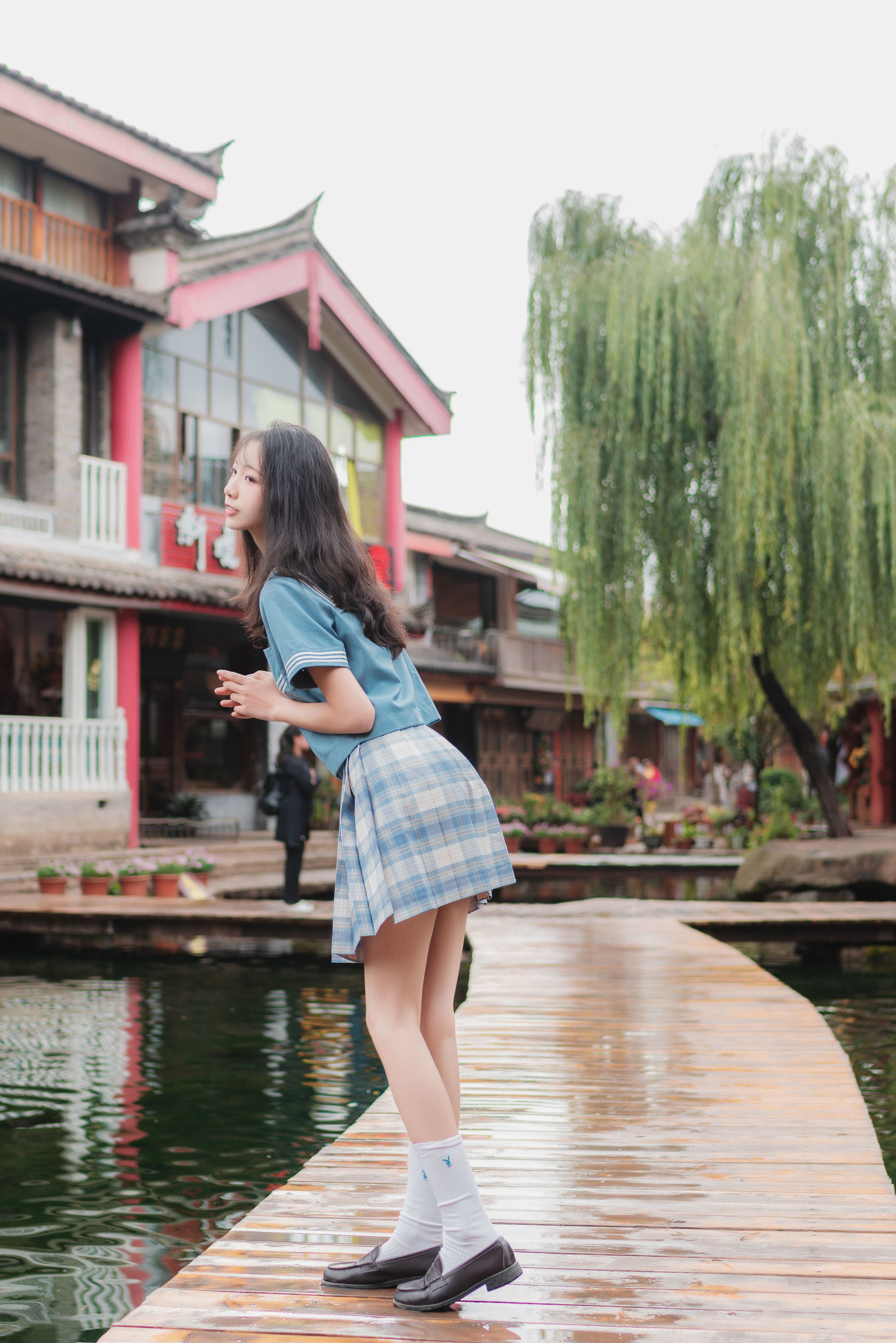JK cosplay 清纯妹子西瓜 丽江 JK户外 Gallery