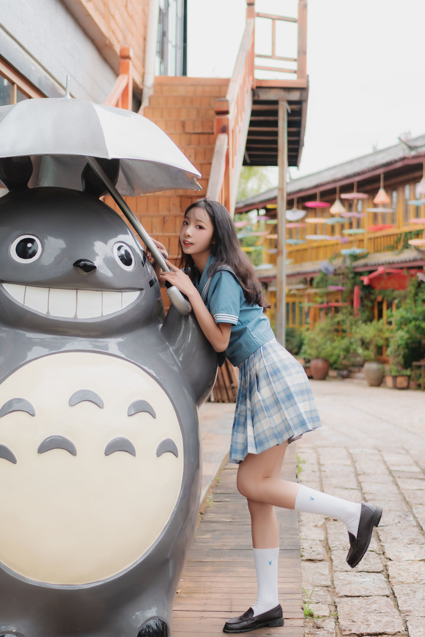 JK cosplay 清纯妹子西瓜 丽江 JK户外 Gallery