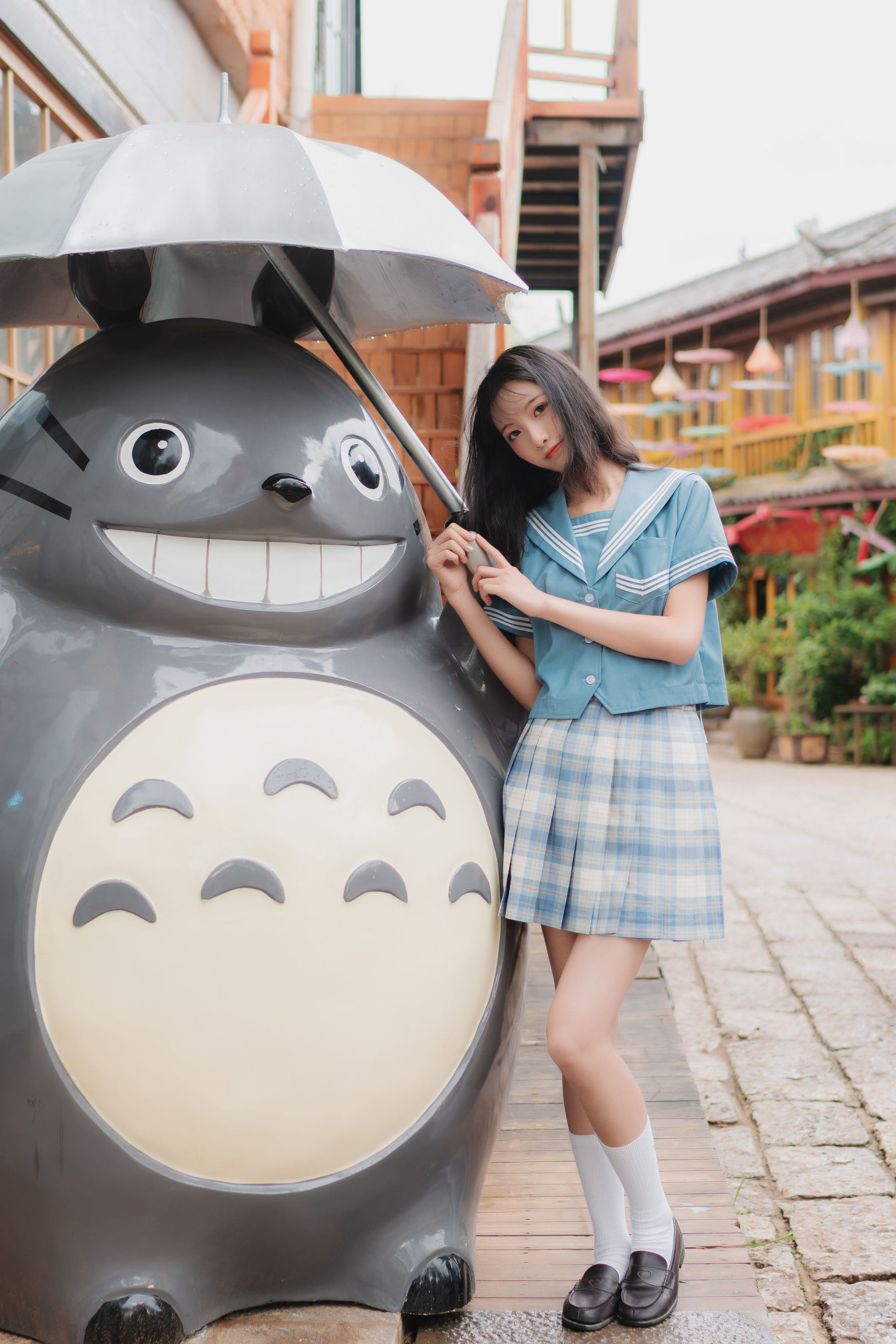 JK cosplay 清纯妹子西瓜 丽江 JK户外 Gallery