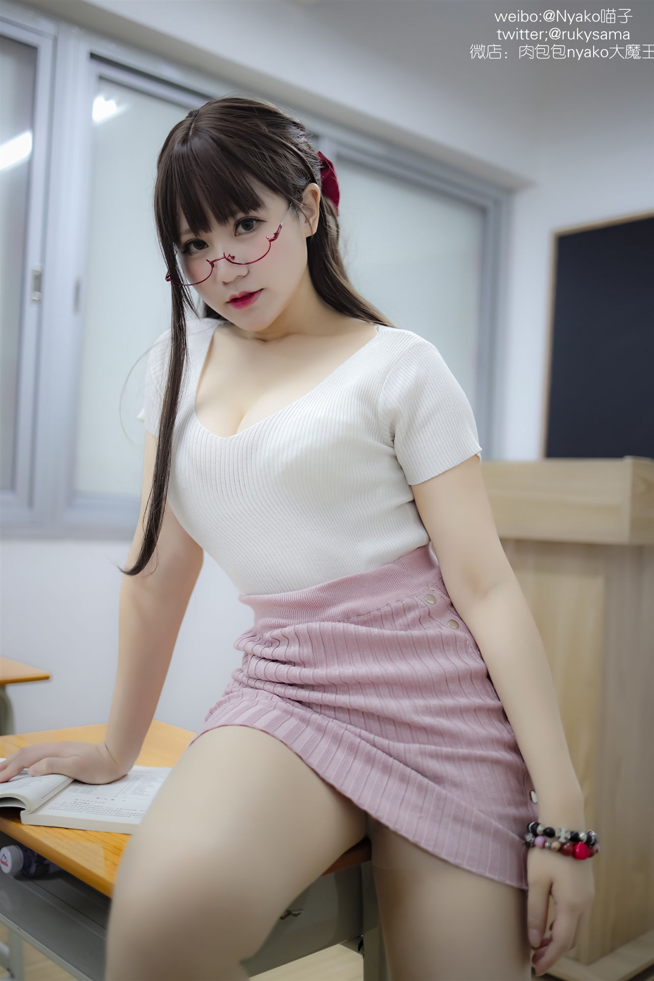 萌妹子尼亞科喵子 欲求不滿的老師