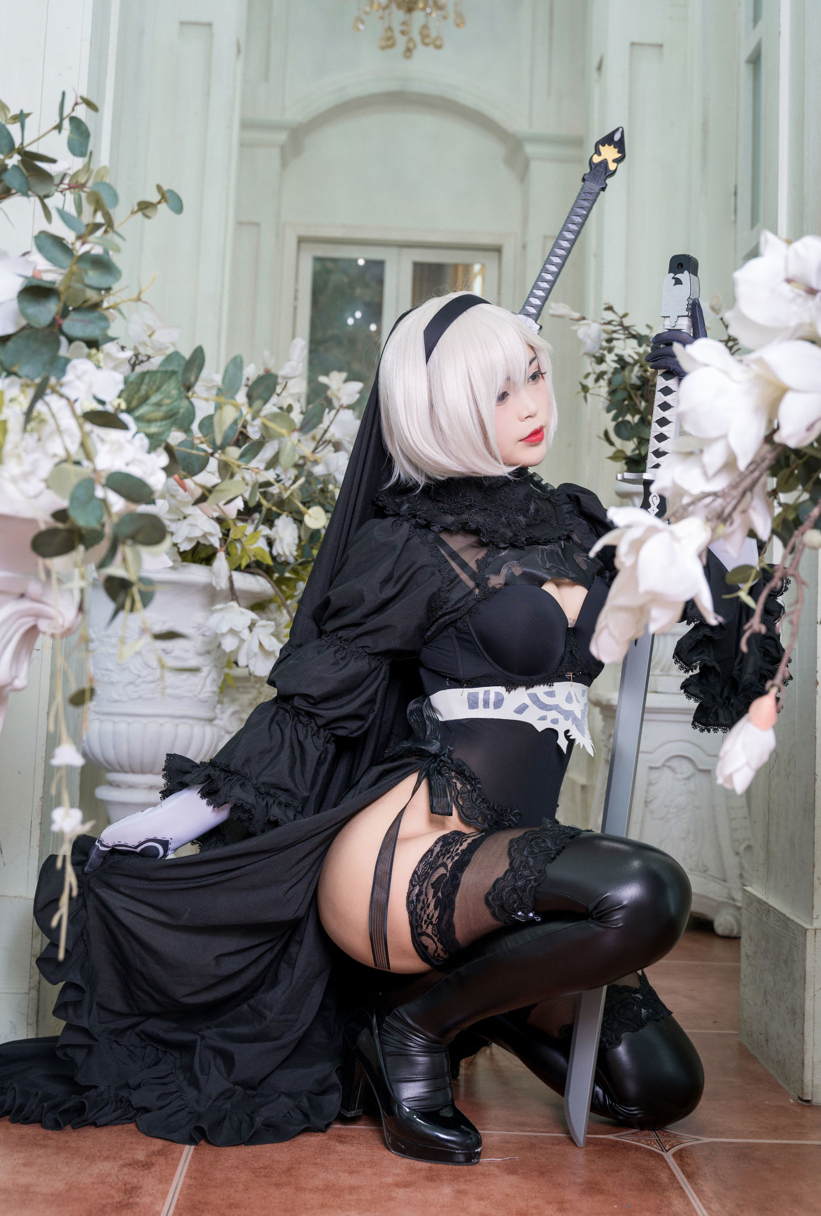 สาวโมเอะ - ไป๋เย่ - 2B ชุดเต็ม