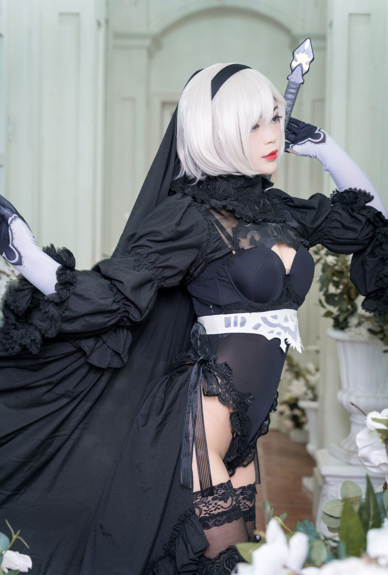สาวโมเอะ - ไป๋เย่ - 2B ชุดเต็ม