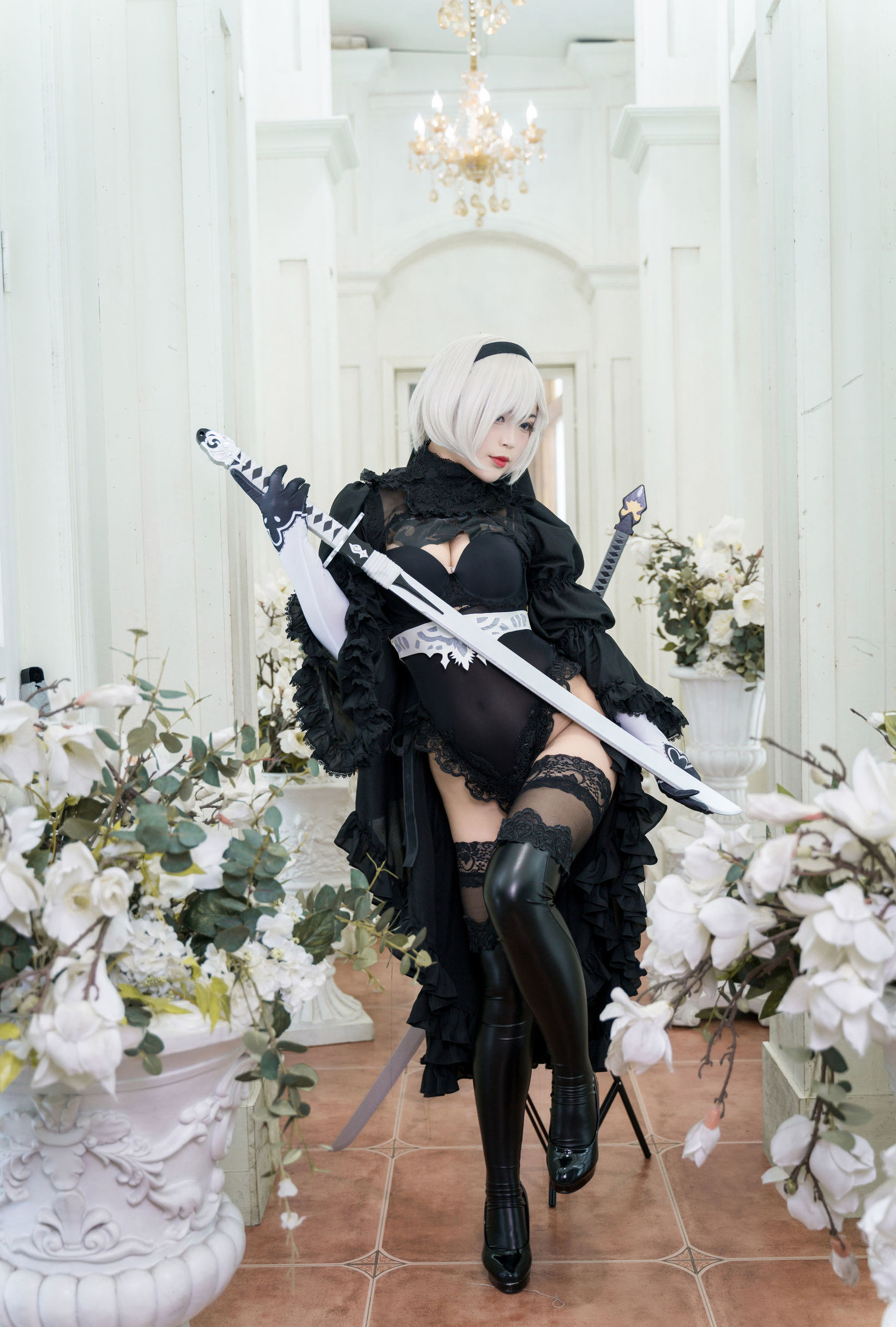 สาวโมเอะ - ไป๋เย่ - 2B ชุดเต็ม