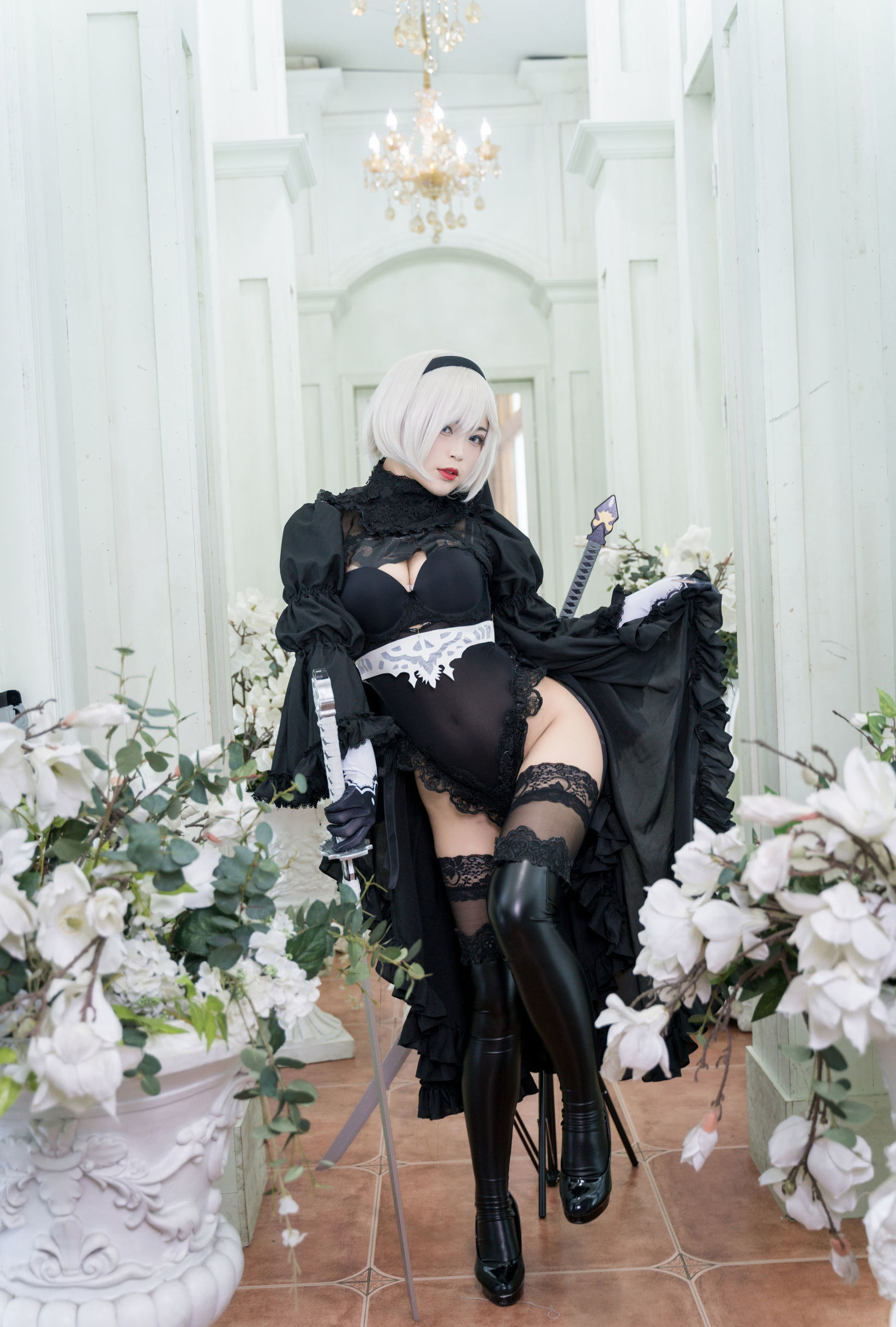 สาวโมเอะ - ไป๋เย่ - 2B ชุดเต็ม