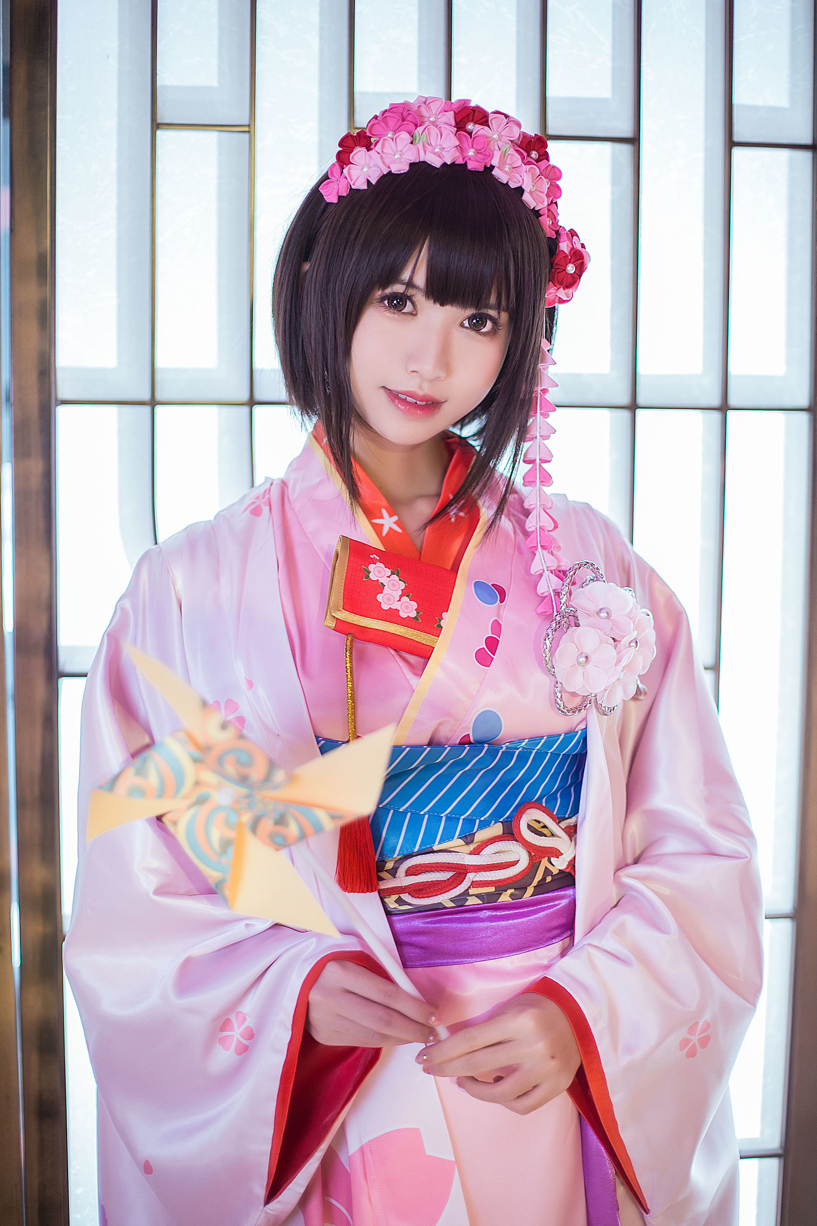 超人气Coser鳗鱼霏儿 圣人惠 和服