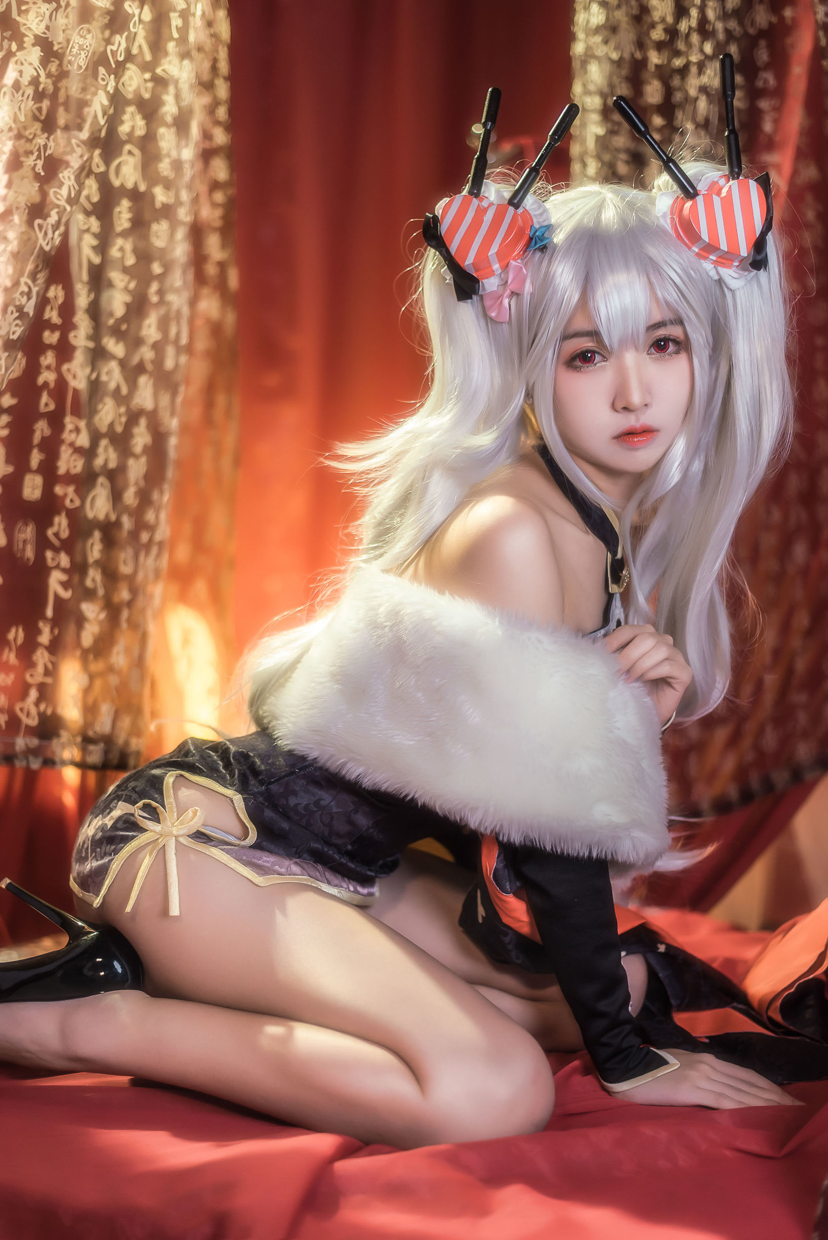 슈퍼 인기 Coser 은어페이얼 비란화상 흡혈귀