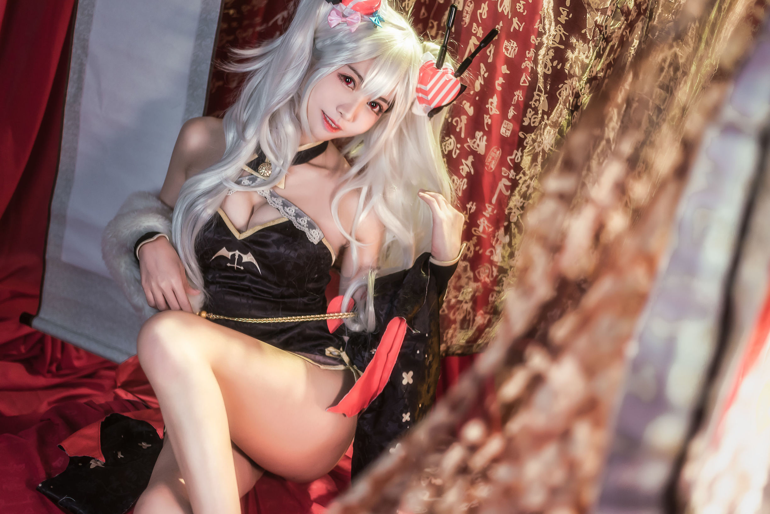 슈퍼 인기 Coser 은어페이얼 비란화상 흡혈귀
