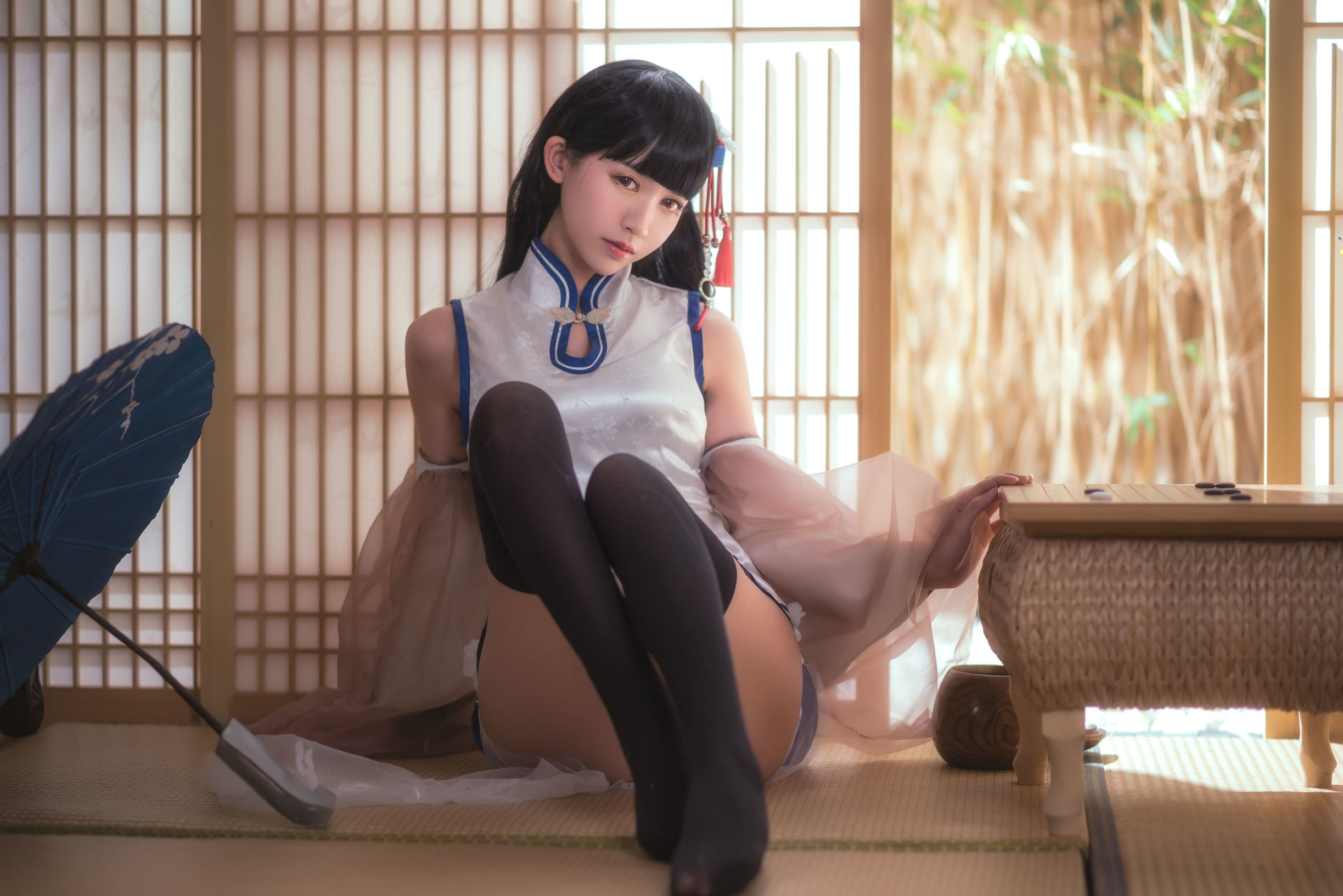 超人气Coser鳗鱼霏儿 碧蓝华裳 逸仙