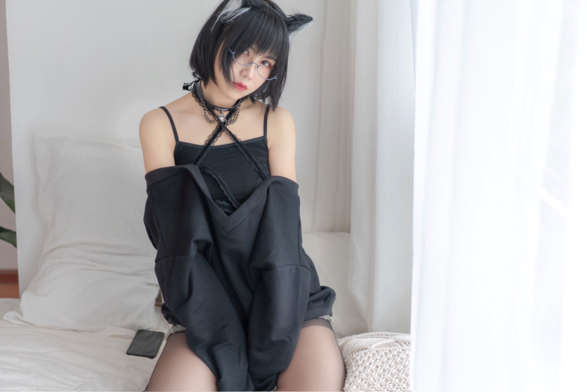 코서 미녀 주월 수 일상 고양이 소녀
