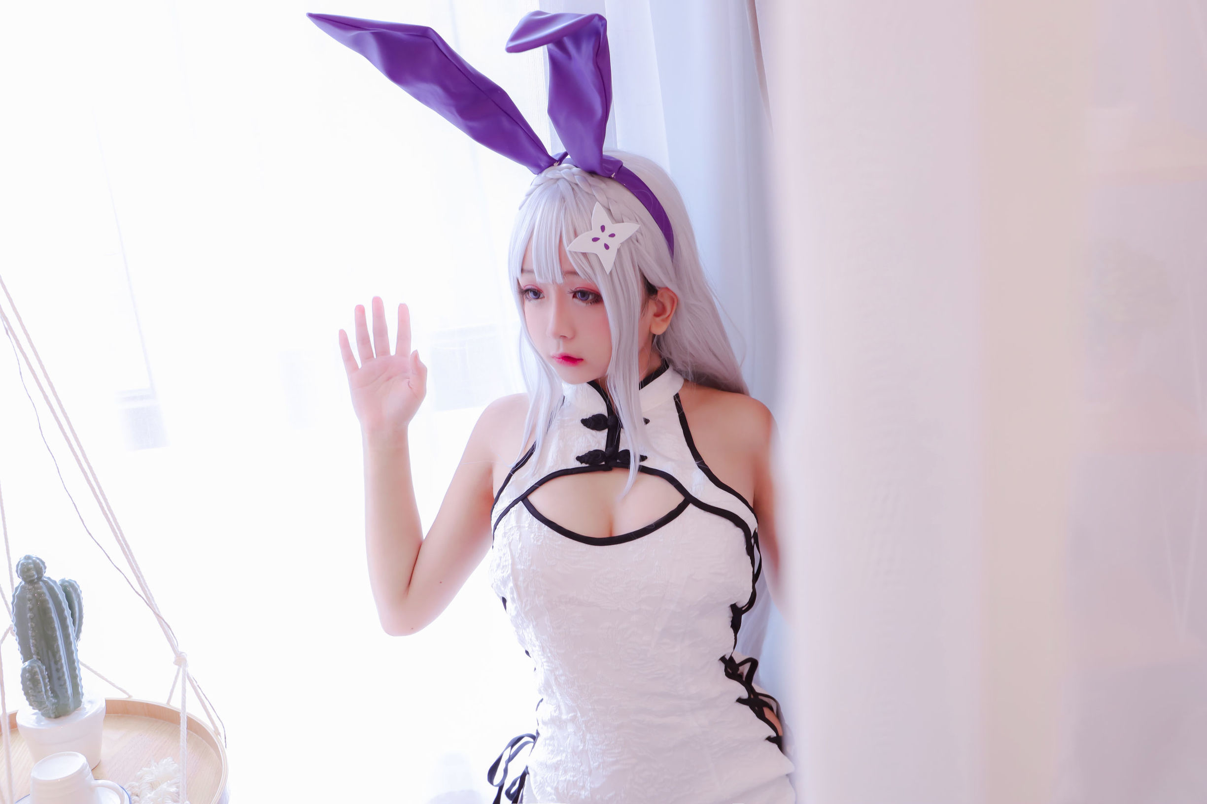 コスプレ 日奈嬌 白旗袍