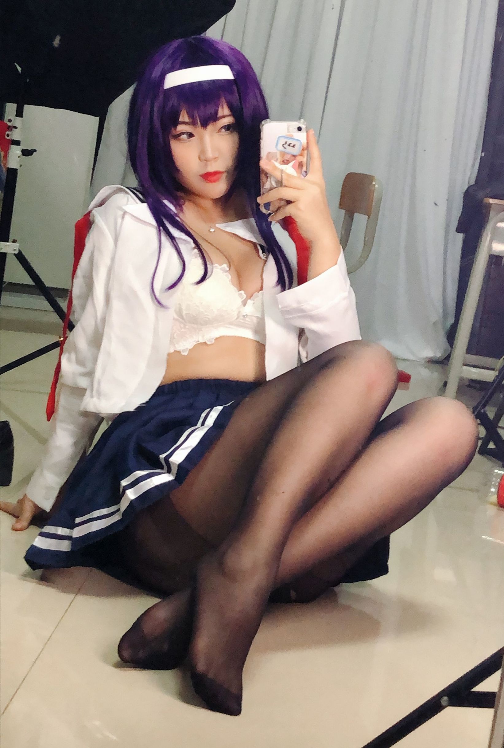 [Cosplay写真] 萌系小姐姐-白烨- - 学姐校服
