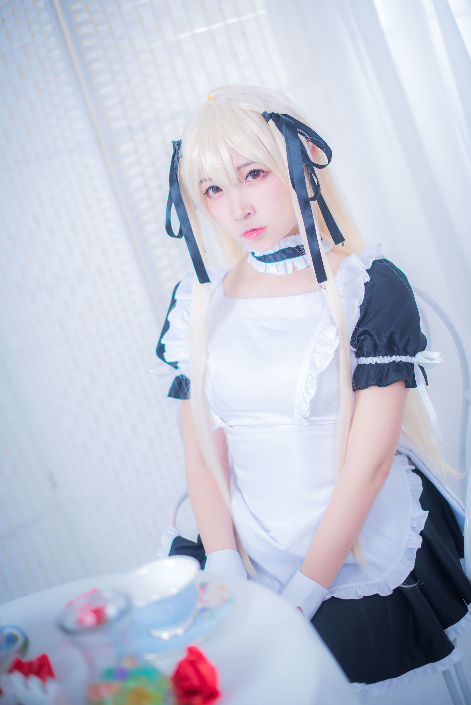 คอสเพลย์ ภาพถ่าย] Coser ที่ได้รับความนิยม สองจ้าวนิซา - กง妹 แม่บ้าน