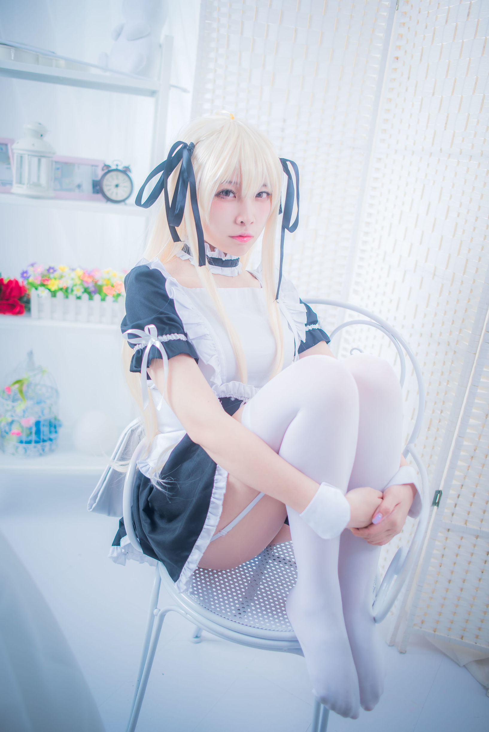 คอสเพลย์ ภาพถ่าย] Coser ที่ได้รับความนิยม สองจ้าวนิซา - กง妹 แม่บ้าน