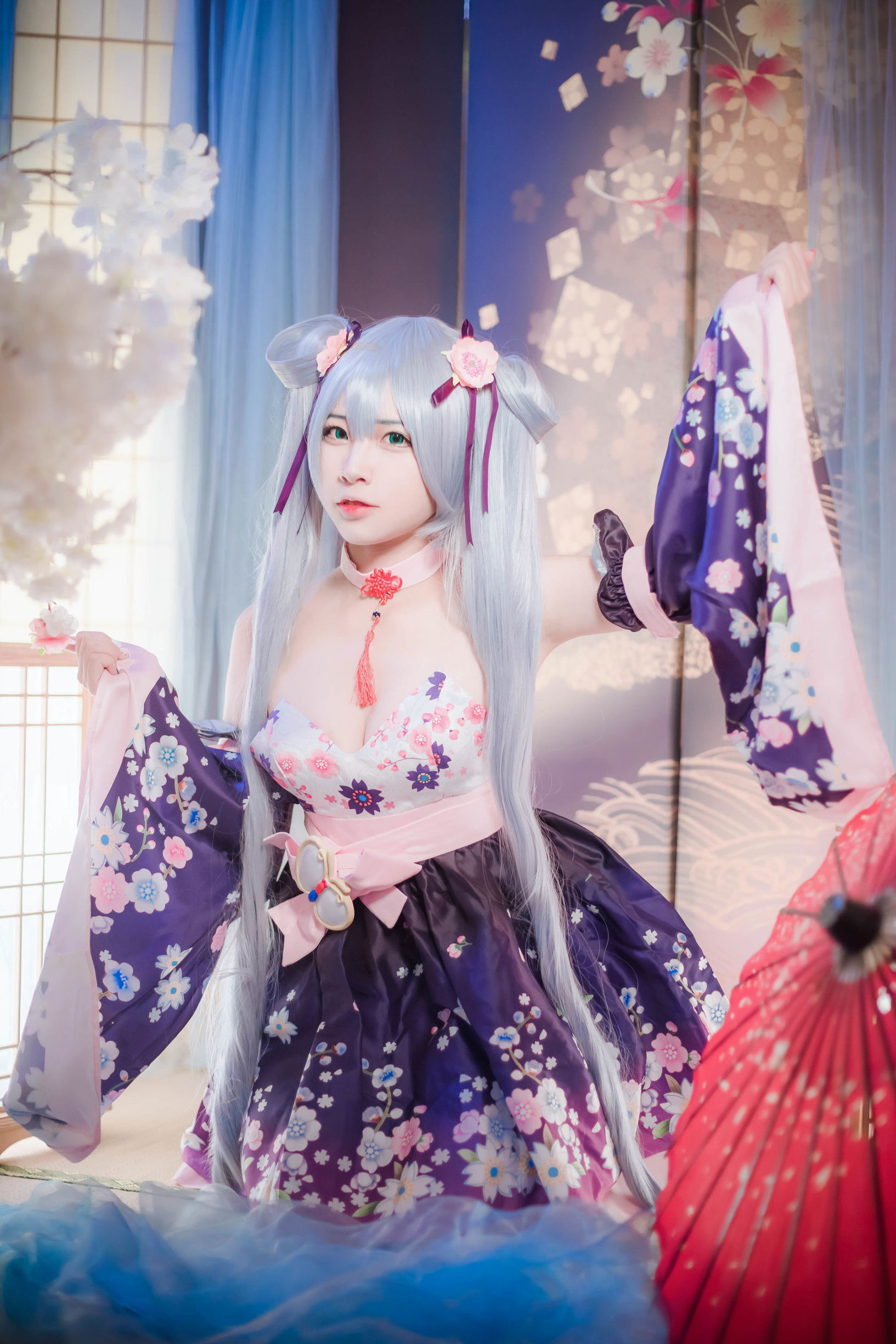 コスプレ写真] 人気コスプレイヤー ニサ - ツインテール