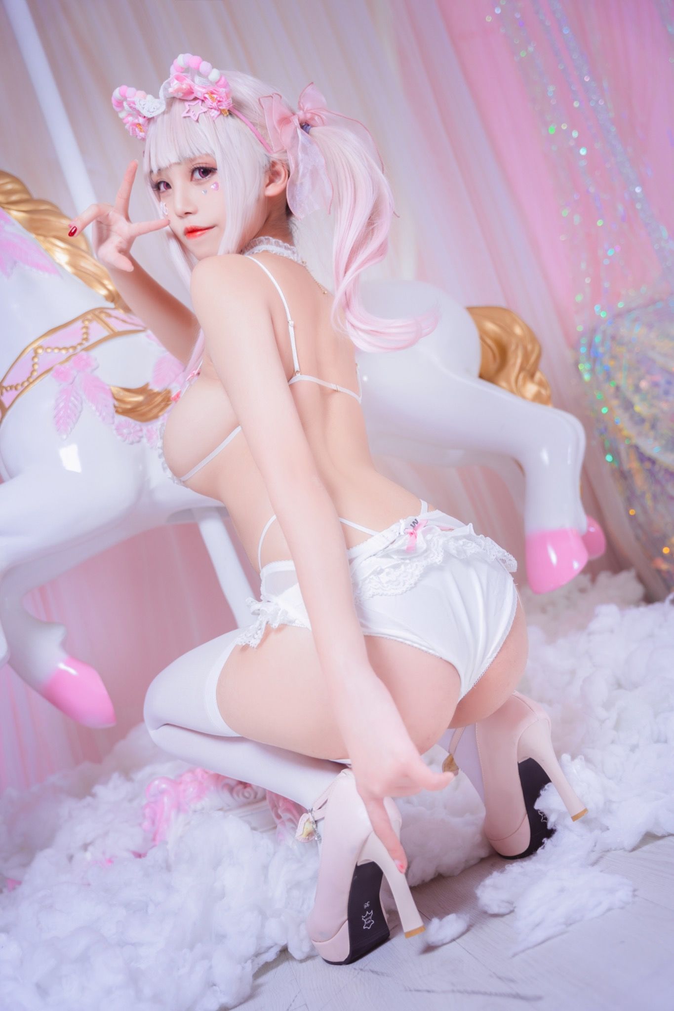 คอสเพลย์รูปถ่าย] สไตล์โมเอะ น้องสาว หมิ่นจือเมาเชว - วันหยุดลูกกวาด