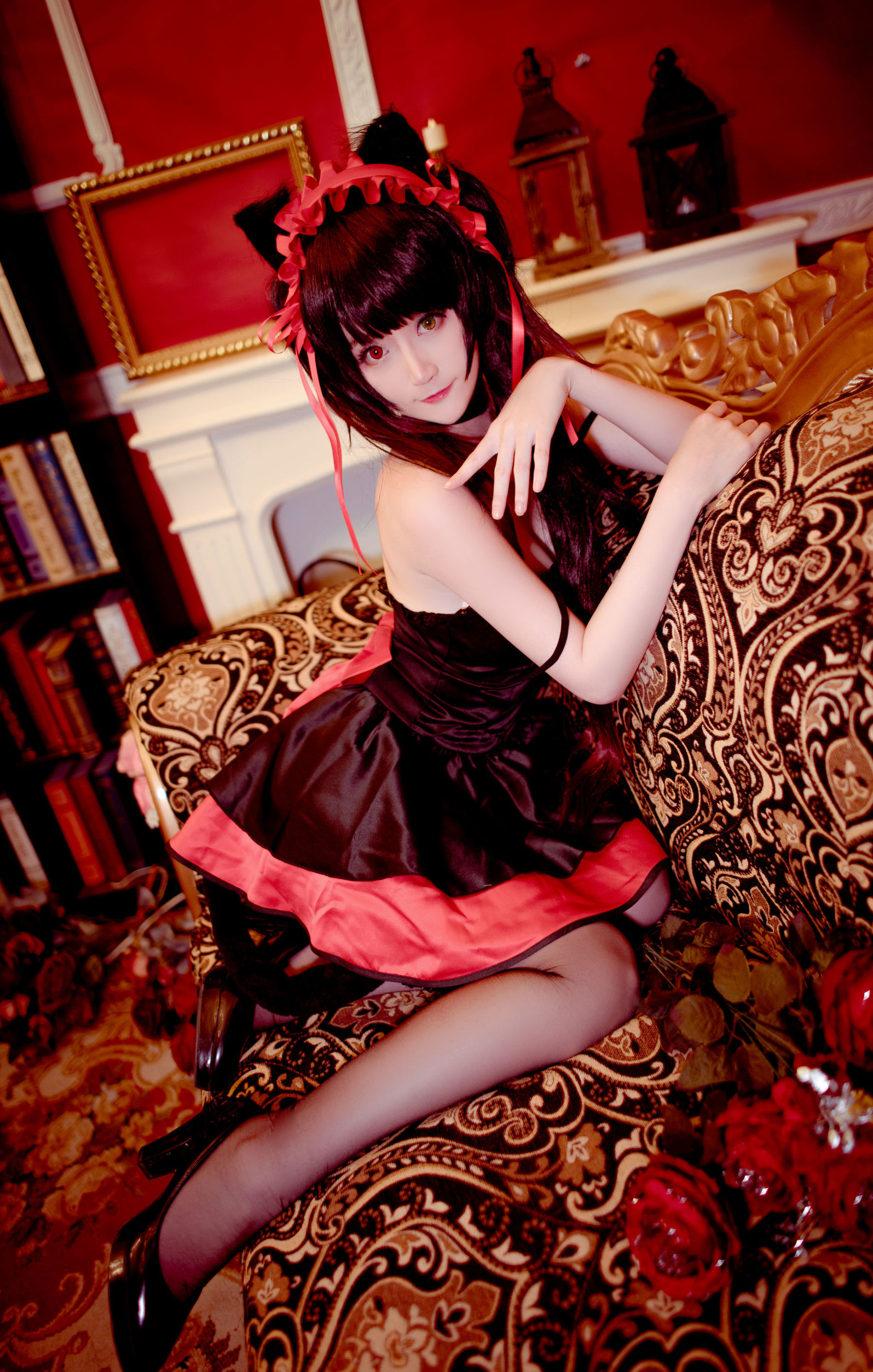 [Cosplay写真] 萌宠博主yui金鱼 - 时崎狂三 黑裙