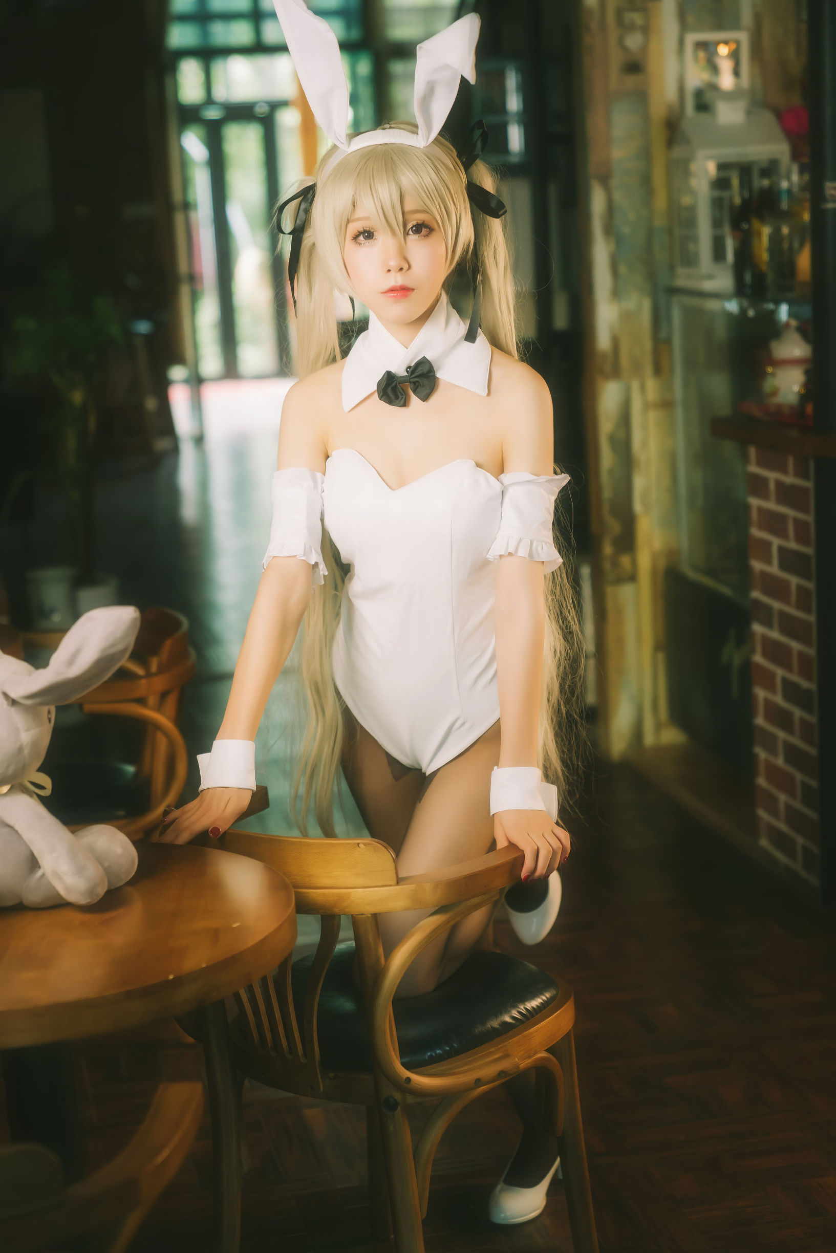 คอสเพลย์ภาพ] อนิเมะบล็อกเกอร์สุ่ยเมี่ยวอากวา - คุนเมยกระต่ายสาว