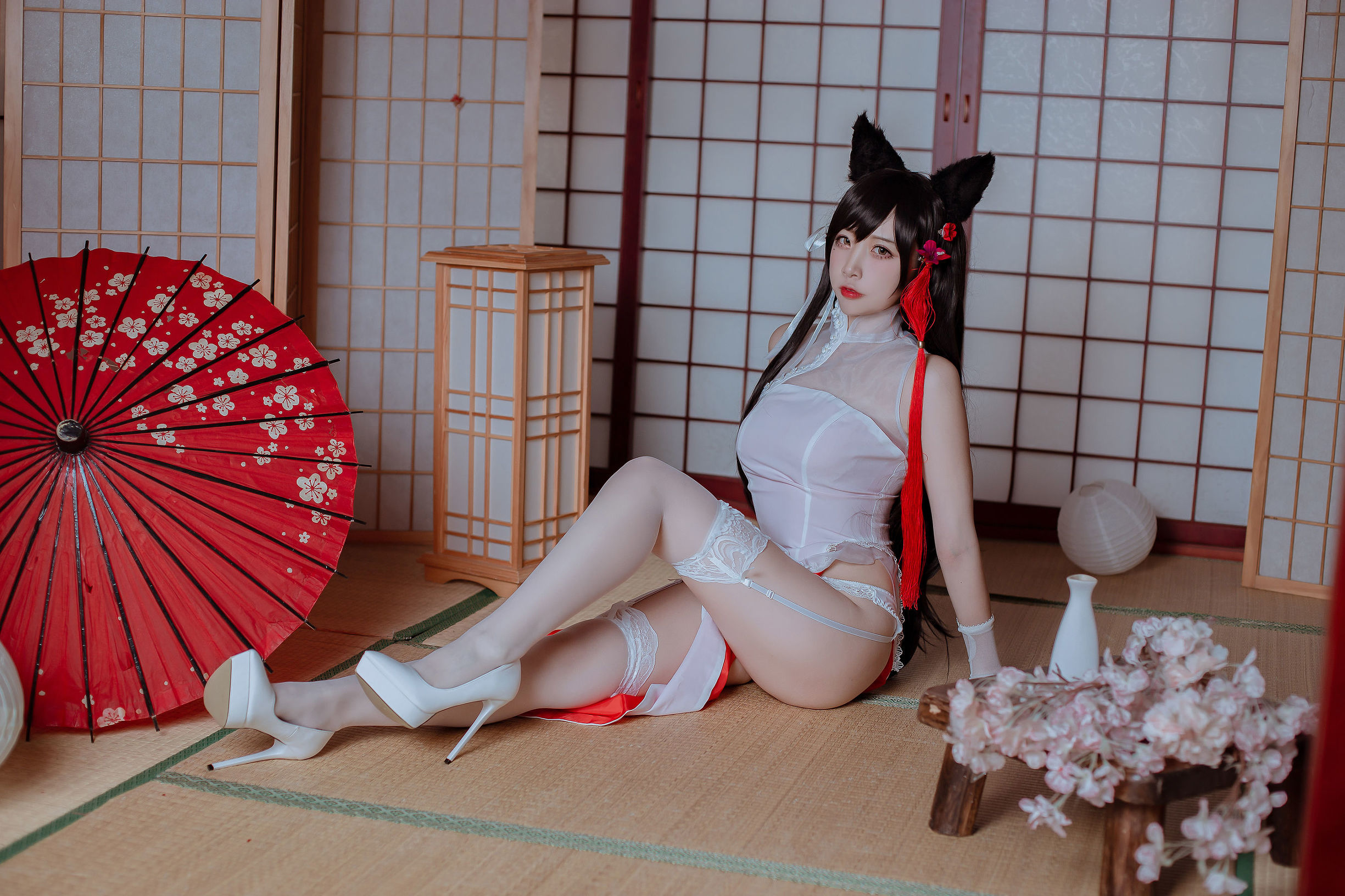 Ảnh Cosplay] Coser Phổ Biến Er Zuo Nisa - Inugami no Azur Lane Ayanami Qipao