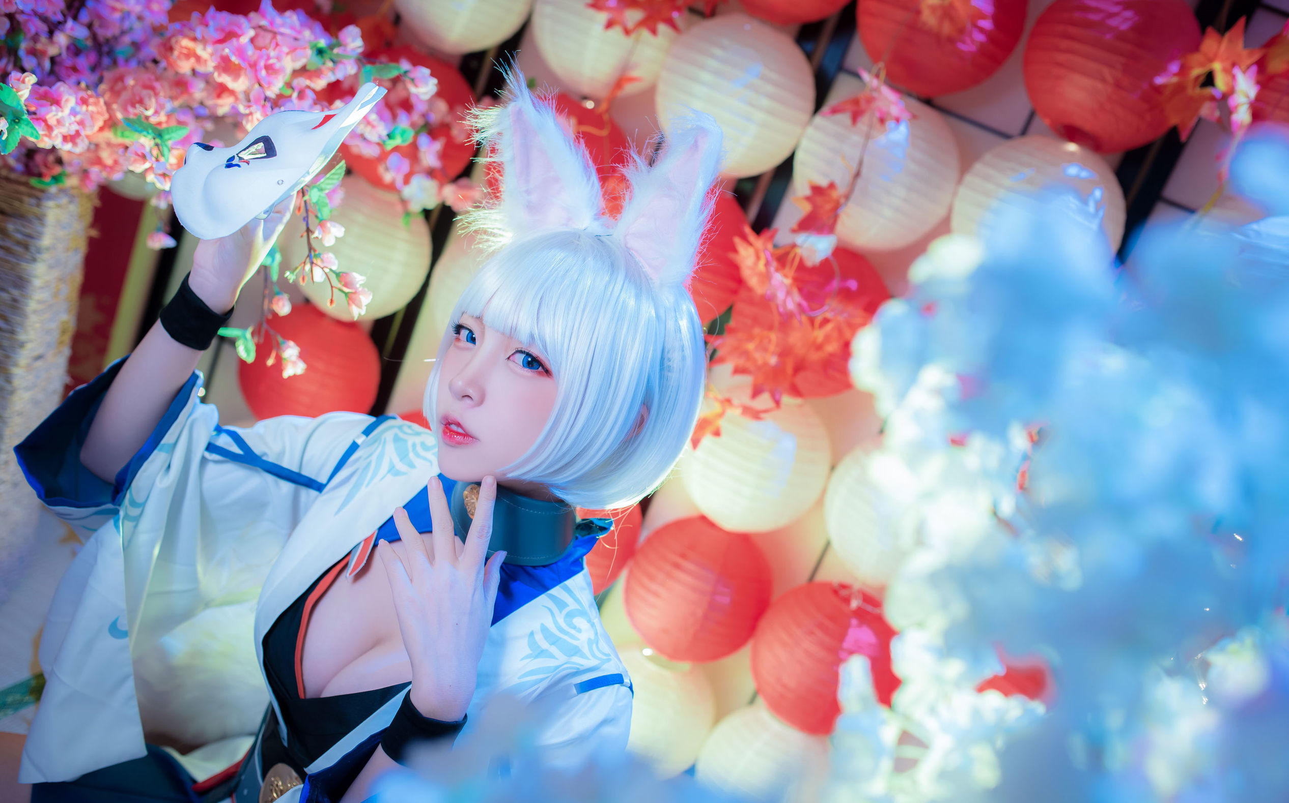 코스프레 사진] 인기 Coser 니사 - 아줄 레인 가가