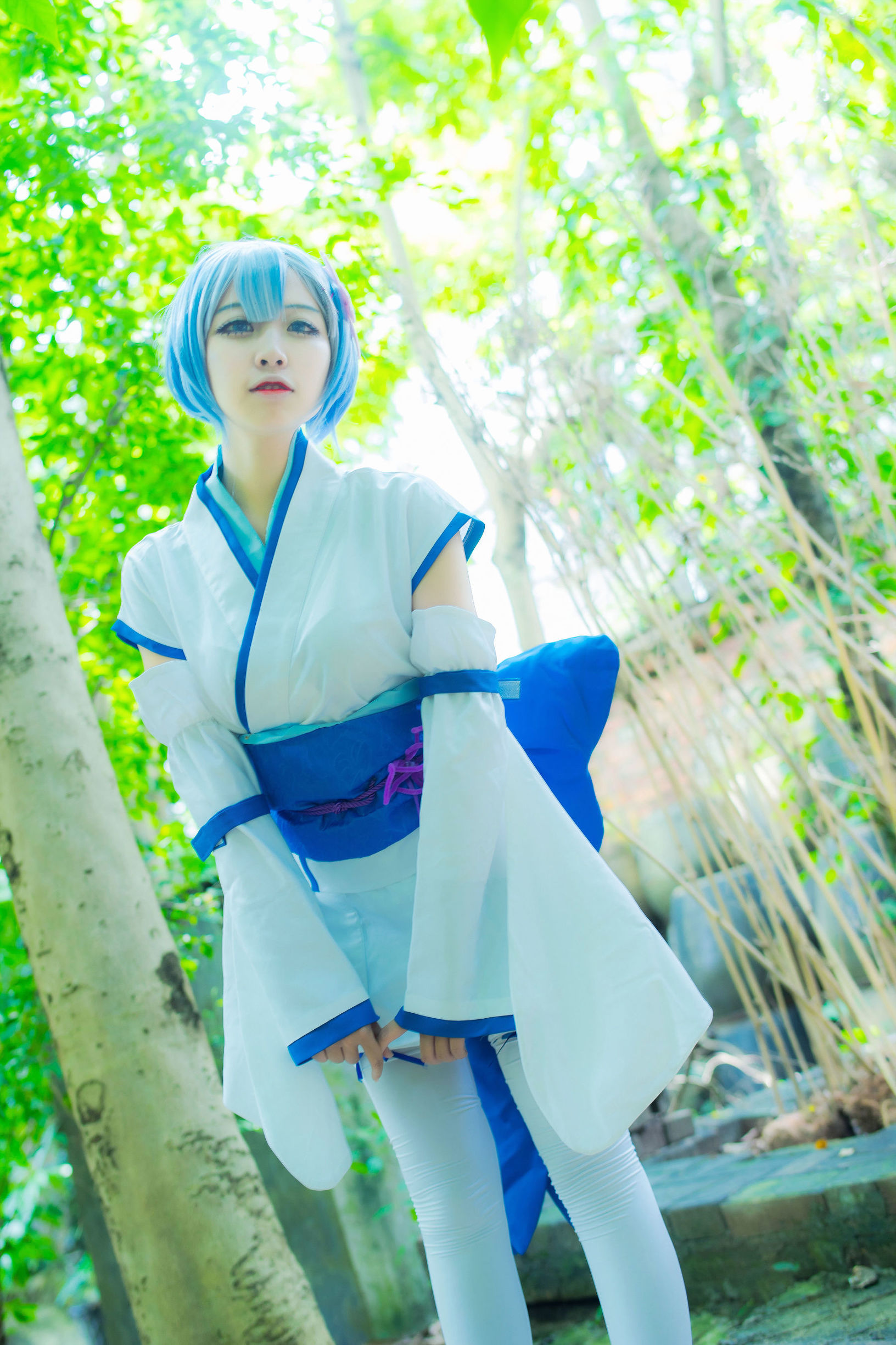 Ảnh Cosplay] Coser Phổ biến Er Zuo Nisa - Rem Thời niên thiếu