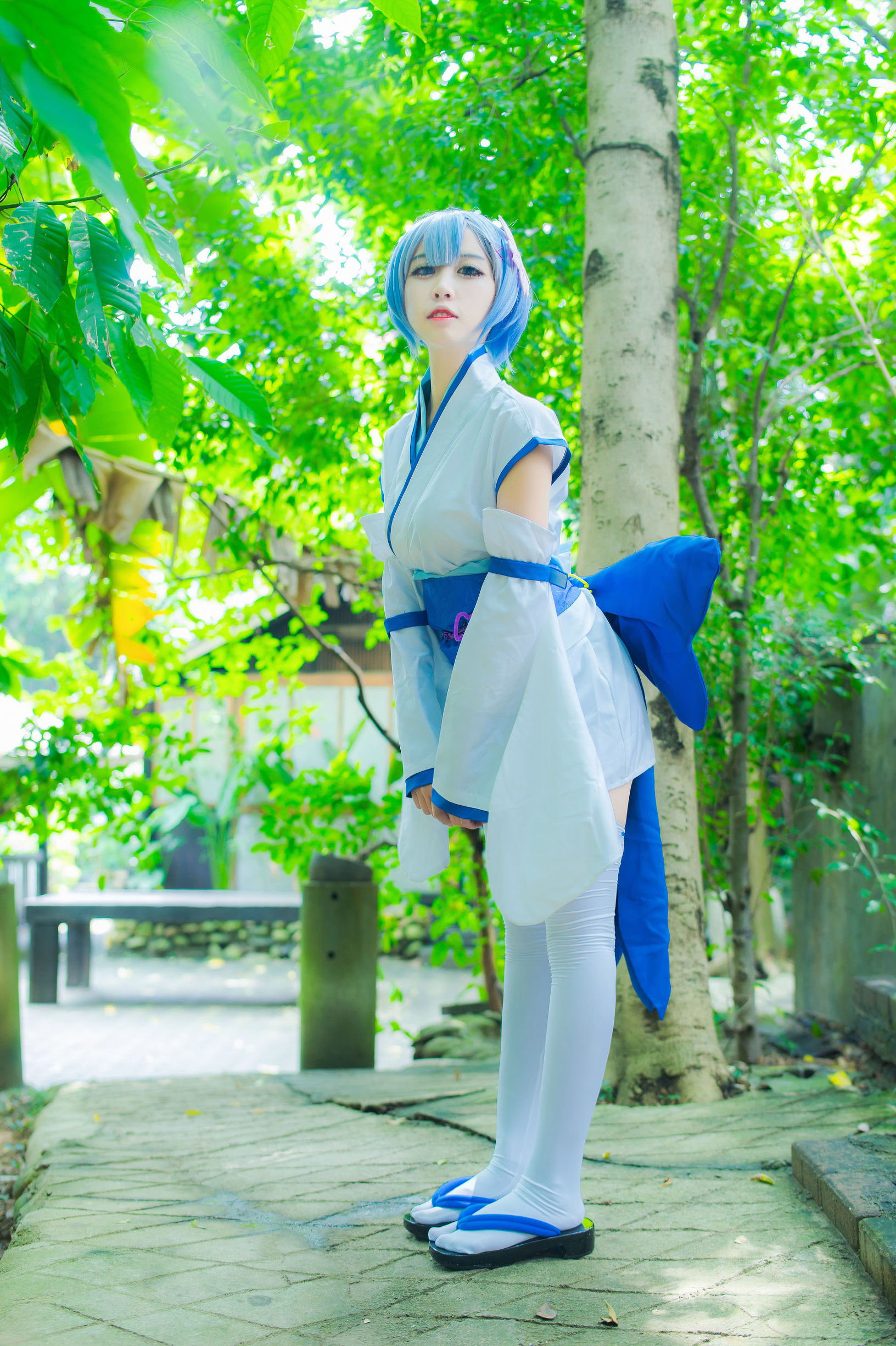 Ảnh Cosplay] Coser Phổ biến Er Zuo Nisa - Rem Thời niên thiếu