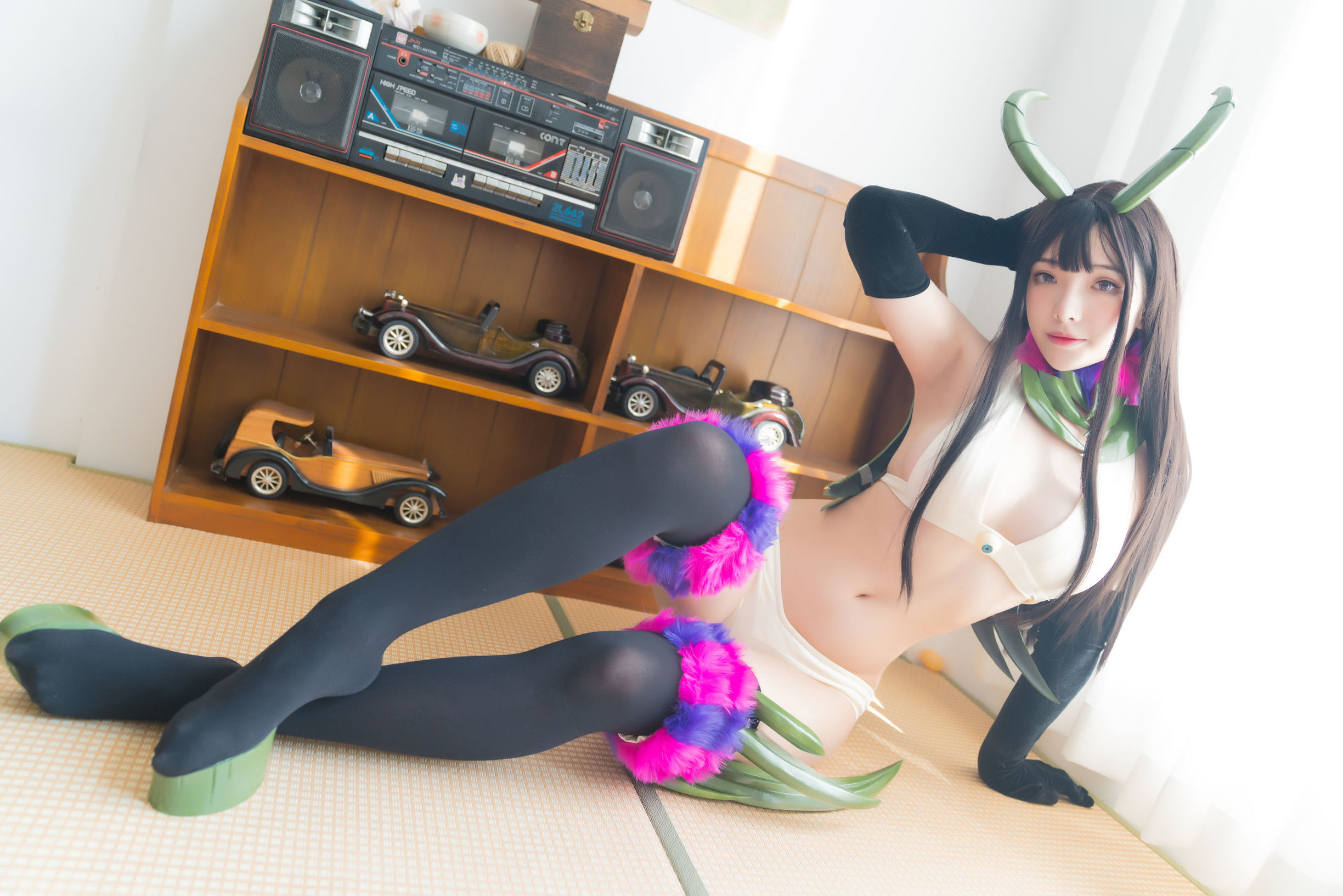 [Cosplay写真] 动漫博主雯妹 - 恶魔姐姐