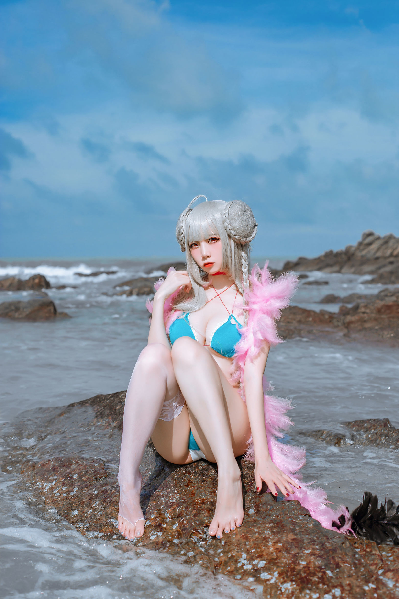[Cosplay写真] 人气Coser二佐Nisa - 碧蓝可畏泳装