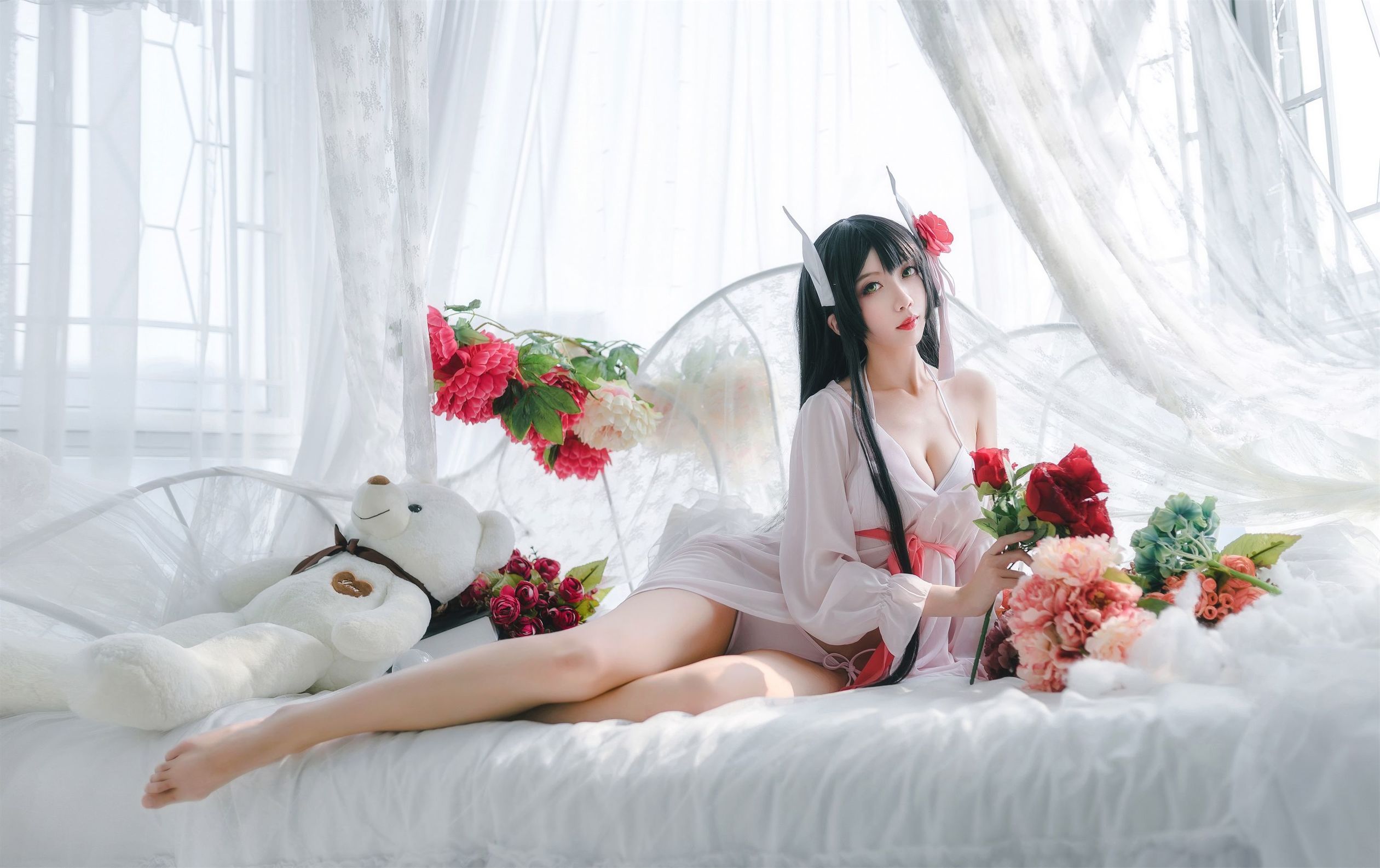 Cosplay Photos] Moe Niang Lost Doll QUQ - Sturgeon (Hiei) Moonlit Cruise