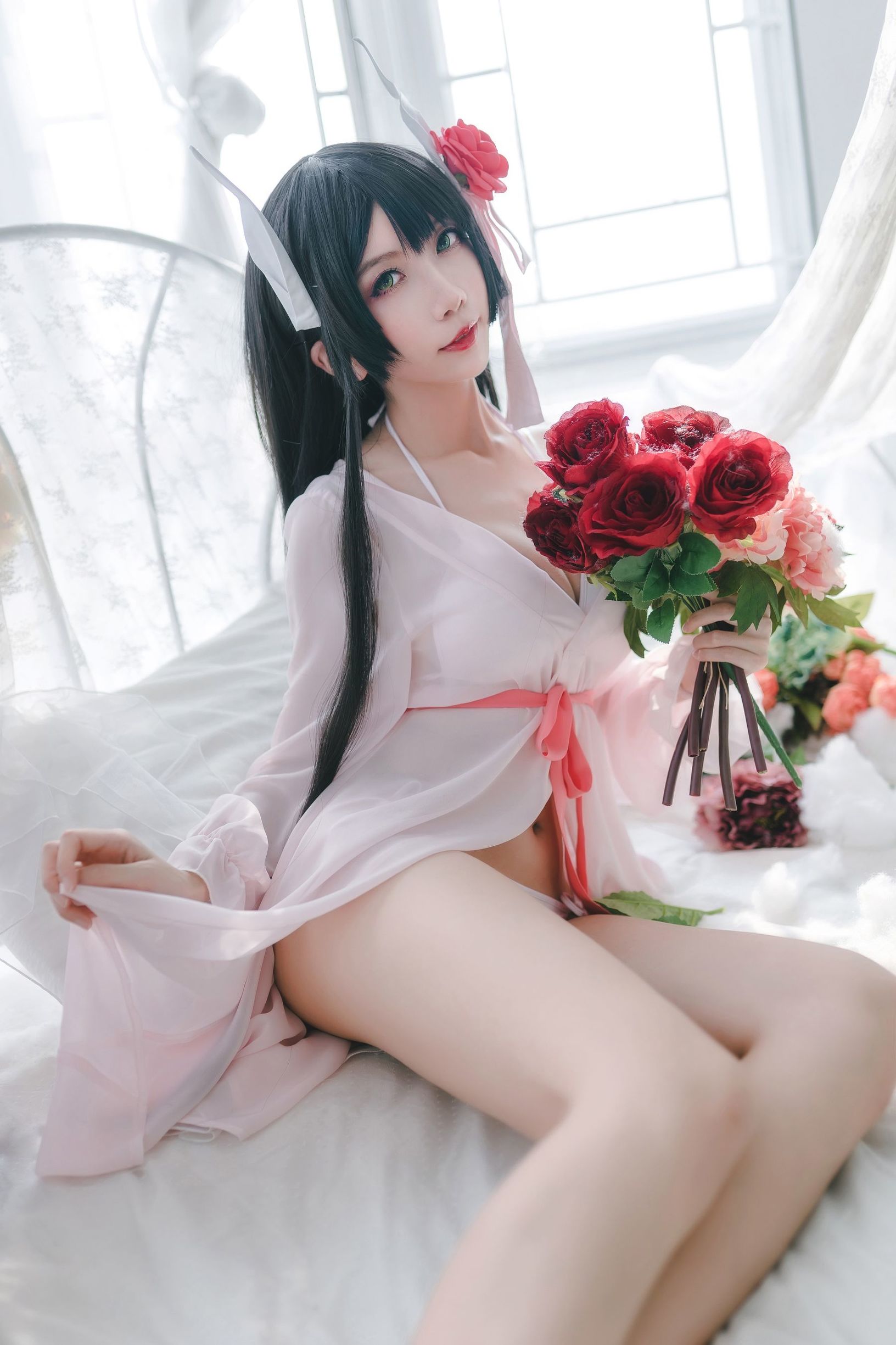 Cosplay Photos] Moe Niang Lost Doll QUQ - Sturgeon (Hiei) Moonlit Cruise