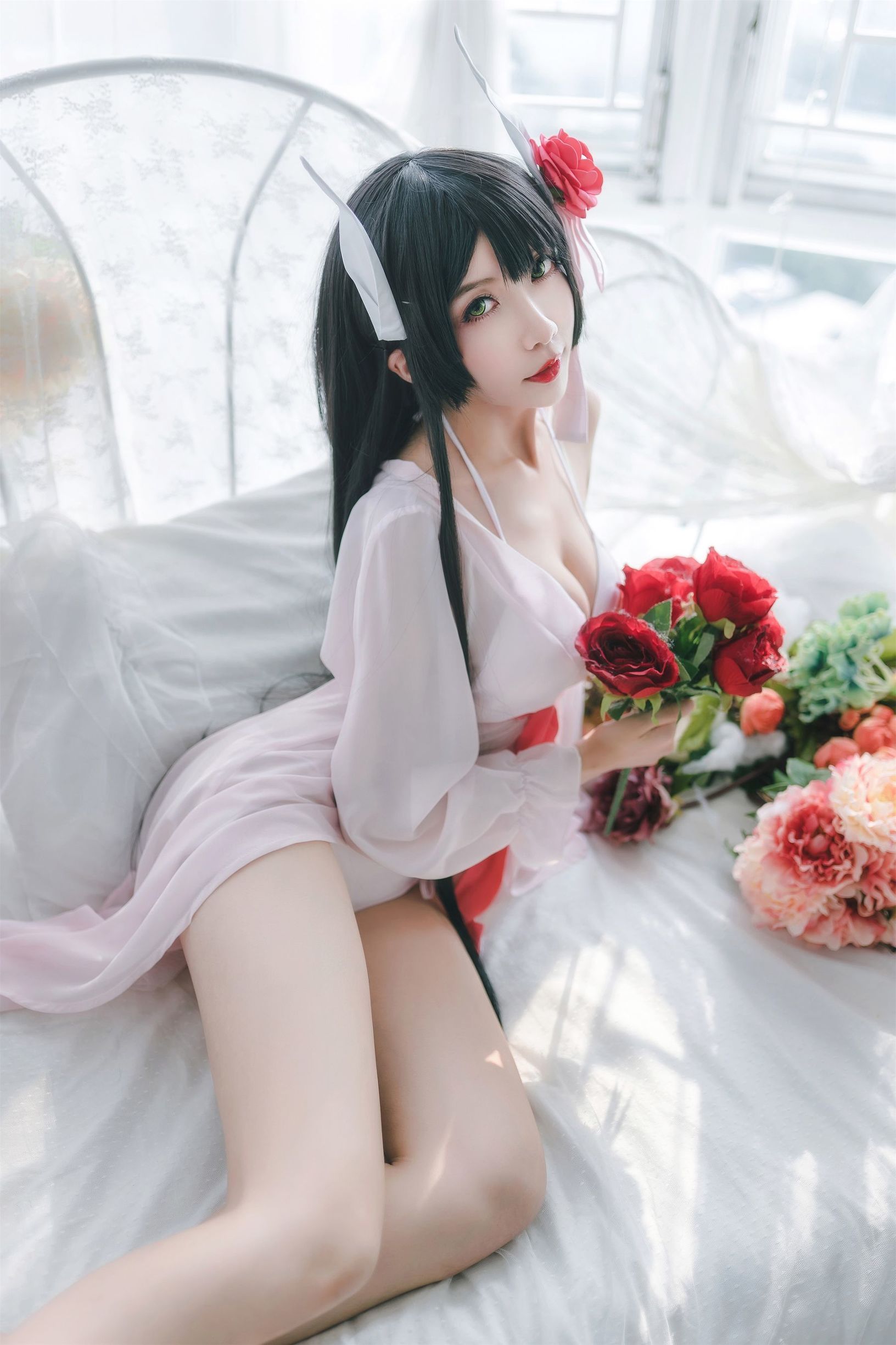 Cosplay Photos] Moe Niang Lost Doll QUQ - Sturgeon (Hiei) Moonlit Cruise