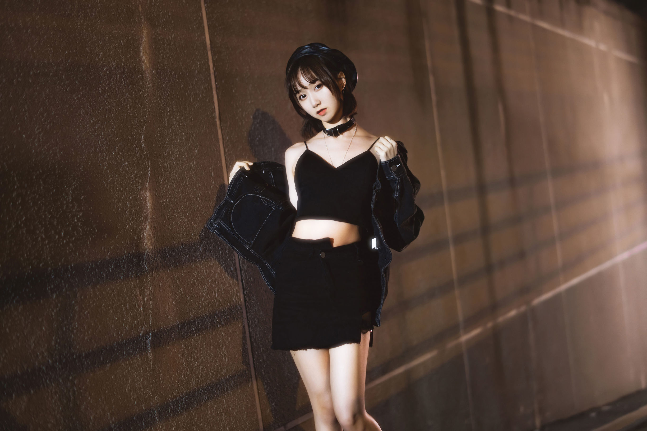 คอสเพลย์ภาพถ่าย] สไตล์โมเอะ พี่สาวมู่หมี่านOwO - ชุดกระโปรงสั้นกลางแจ้ง