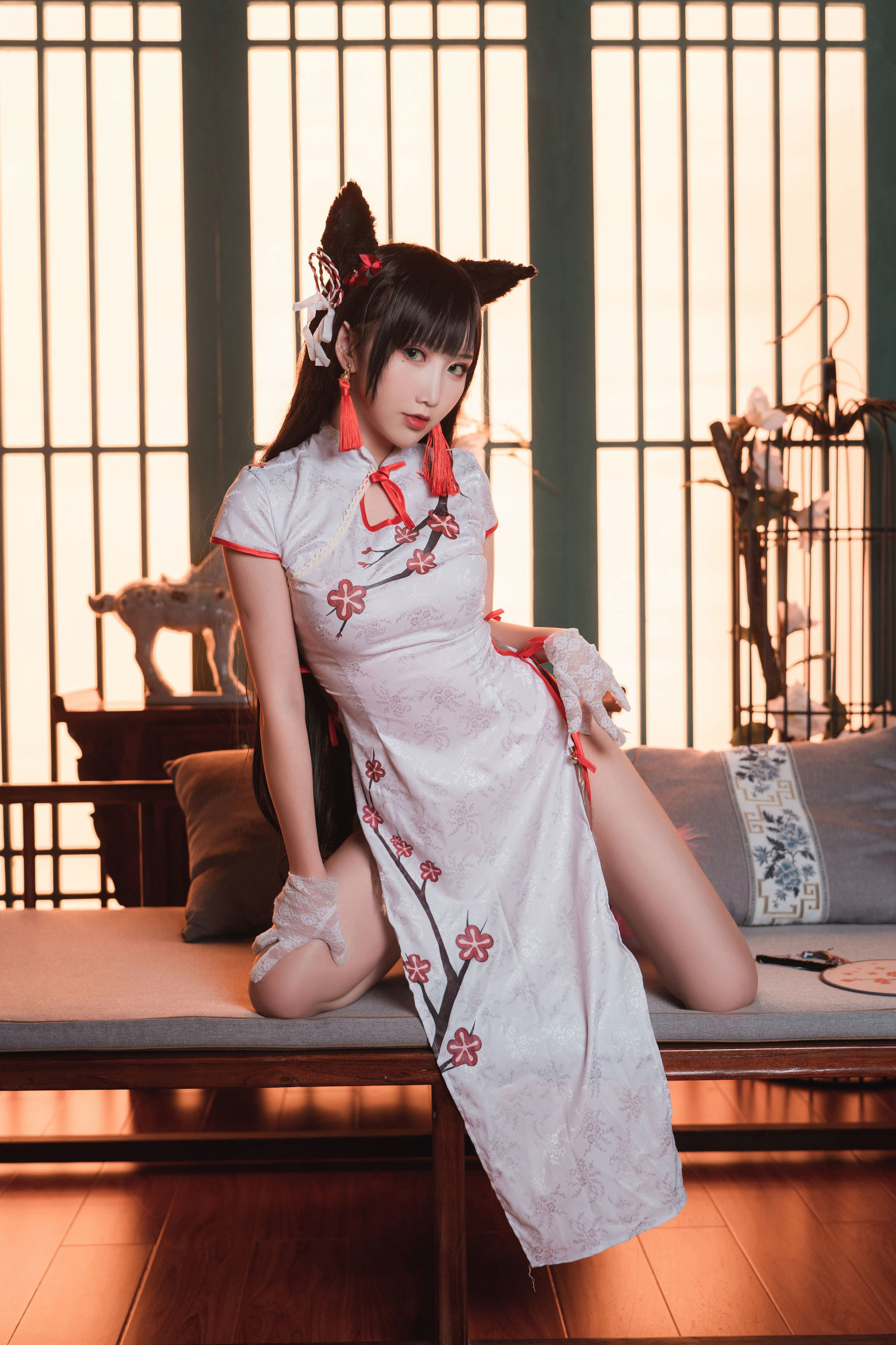 [网红COSER] 可爱人气Coser面饼仙儿 - 旗袍爱宕