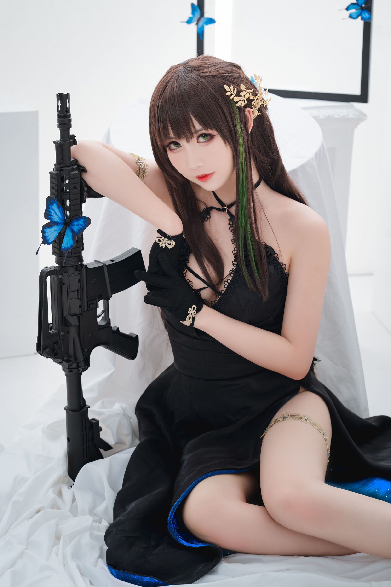 [网红COSER] 可爱人气Coser面饼仙儿 - M4A1
