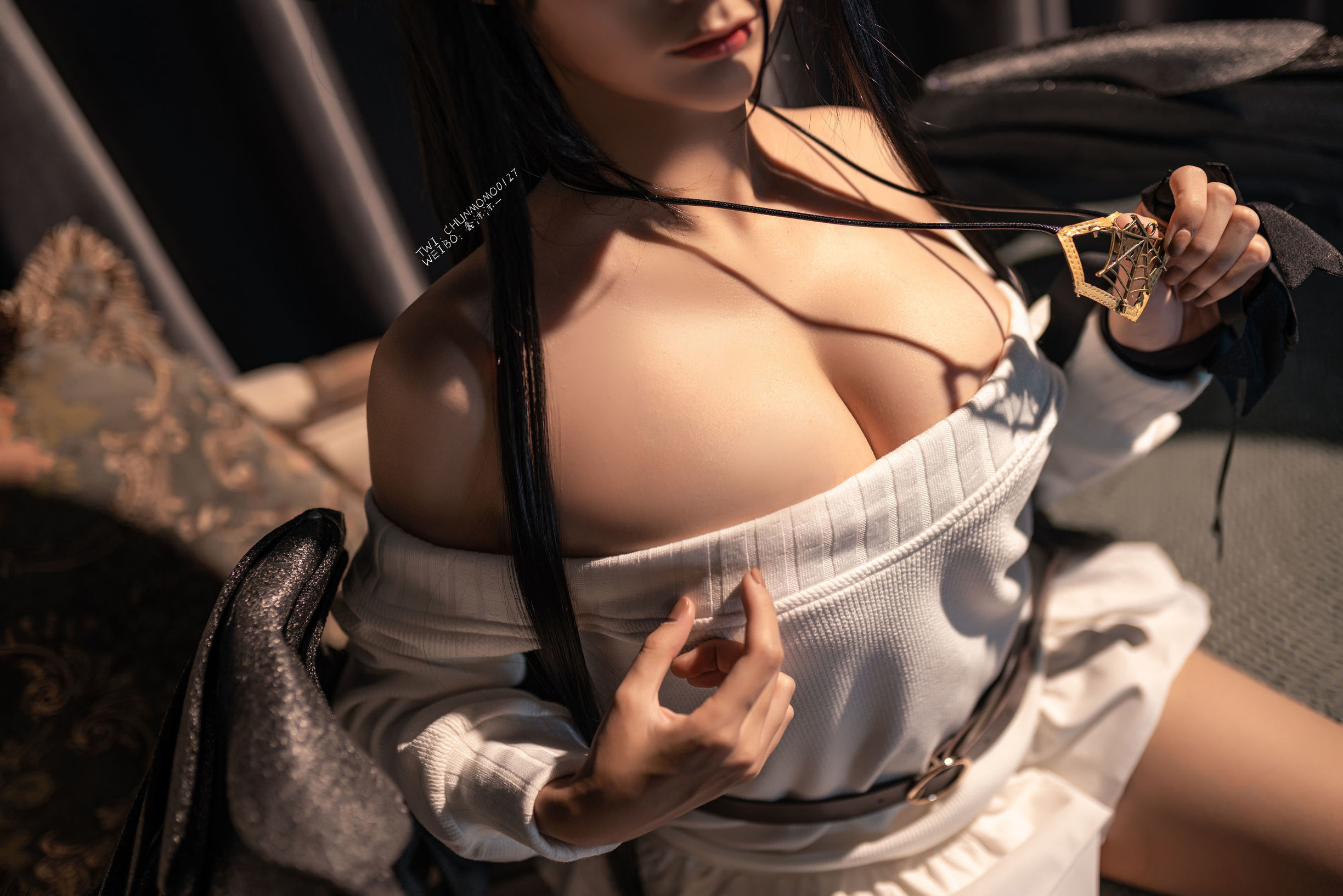 Internet Celebrity Coser] Anime Blogger Chun Mo Mo - Albedo Sweater