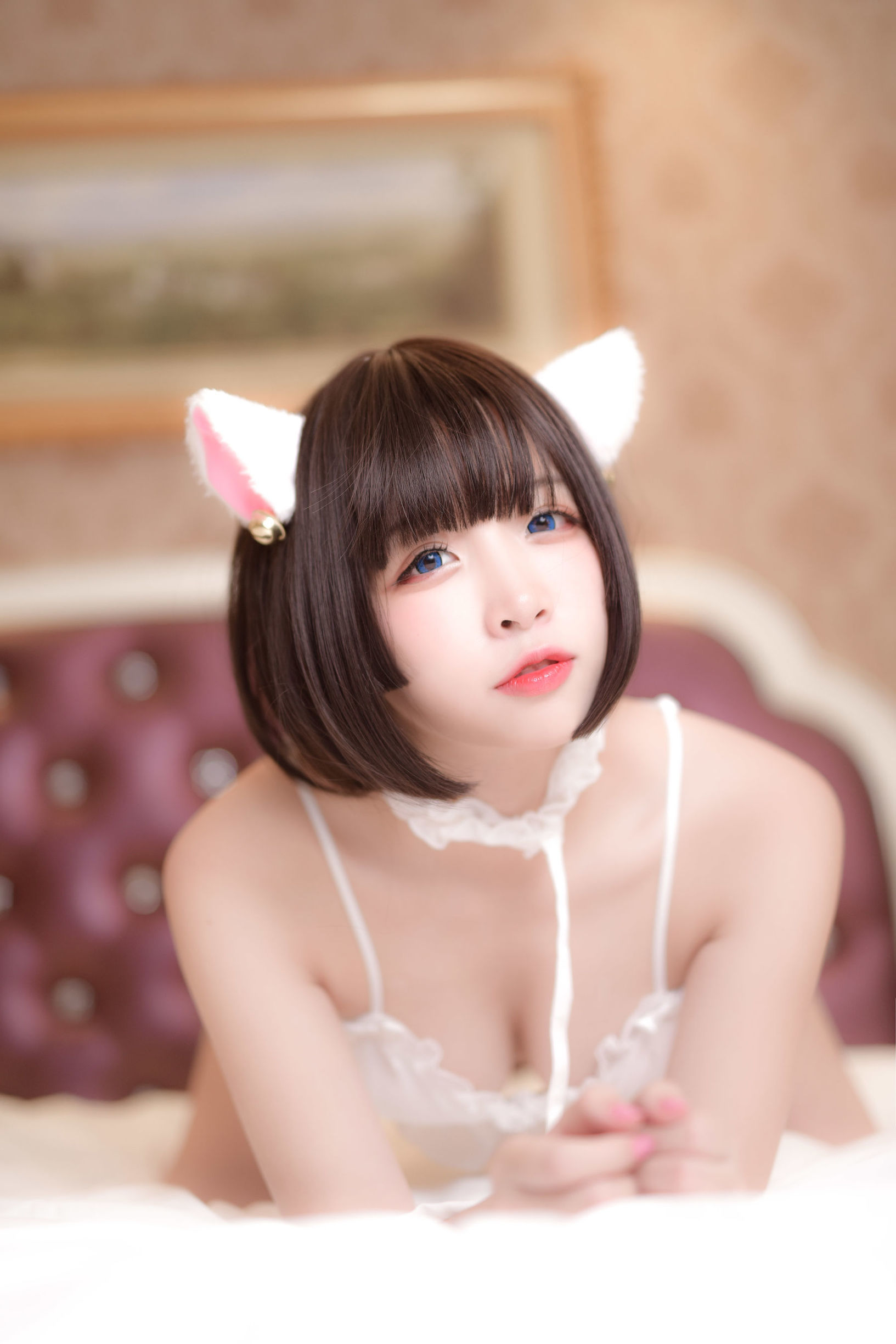 เน็ตไอดอลโคเซอร์] Coser ยอดนิยม เอิร์ซา นิซา - ชีฟองชุดนอน