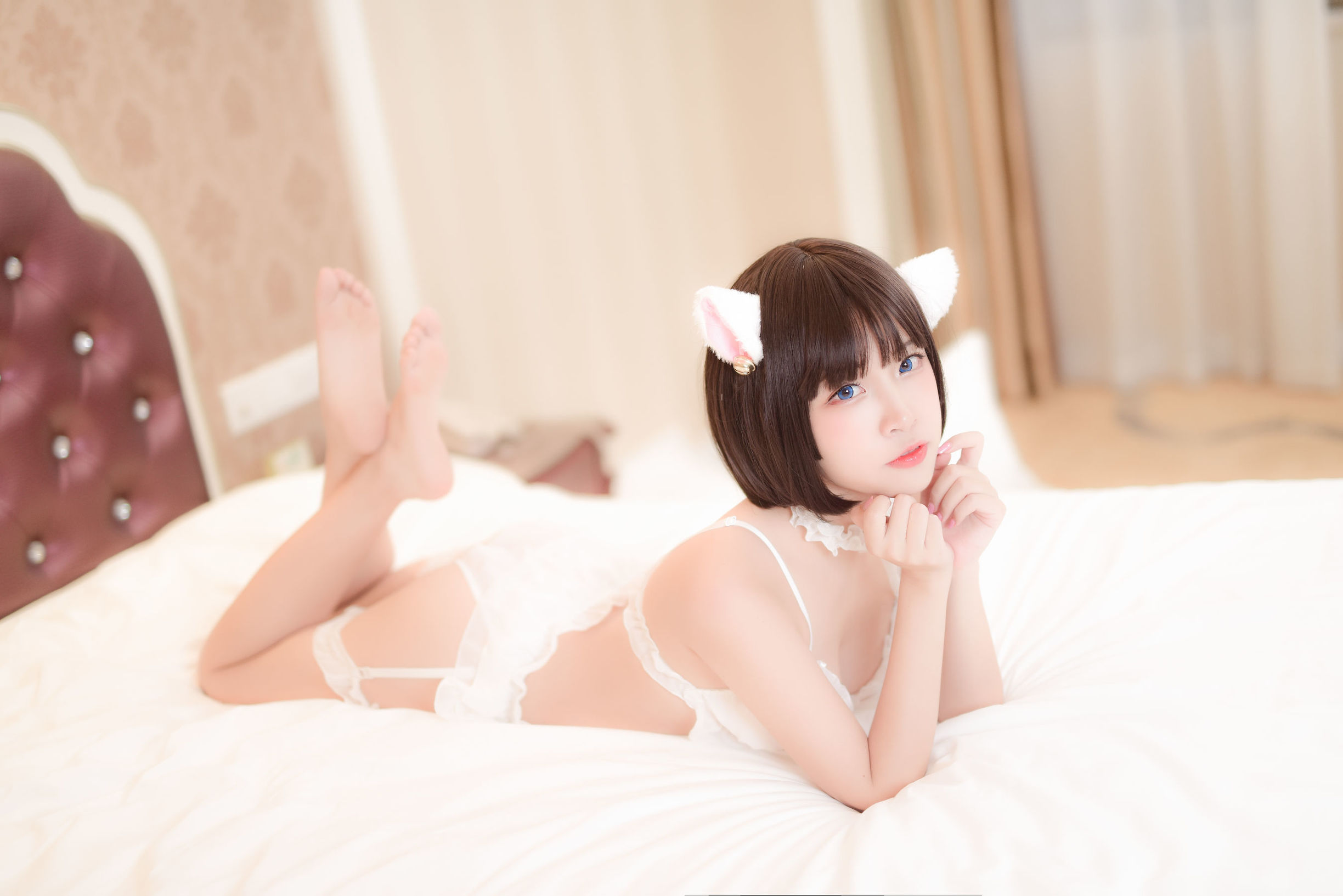 เน็ตไอดอลโคเซอร์] Coser ยอดนิยม เอิร์ซา นิซา - ชีฟองชุดนอน