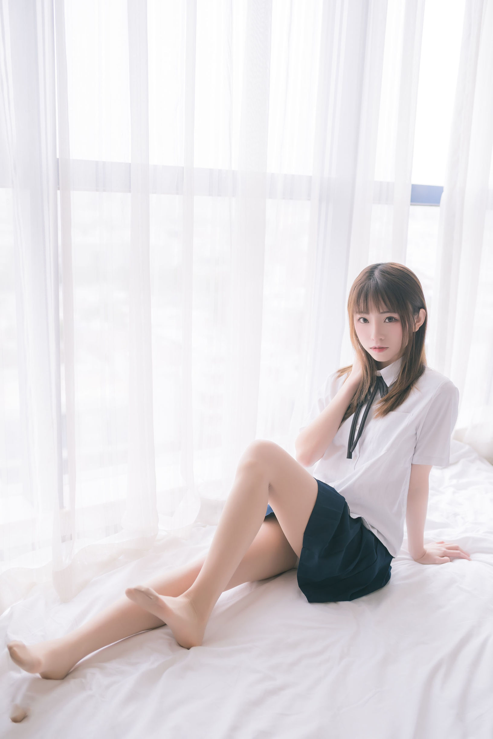 [网红COSER] 动漫博主Kitaro_绮太郎 - JK小姐姐
