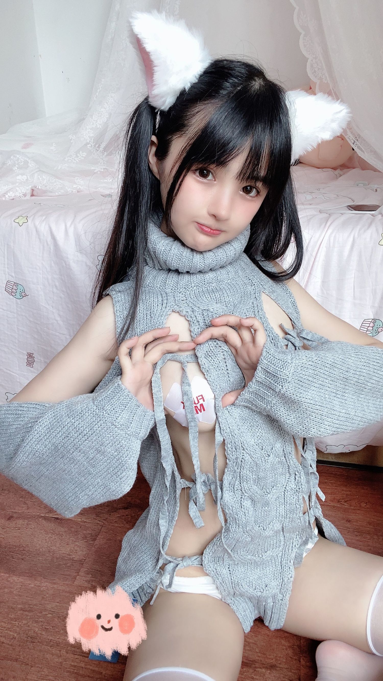 [网红COSER] 桜井宁宁 - 白い猫ちゃん