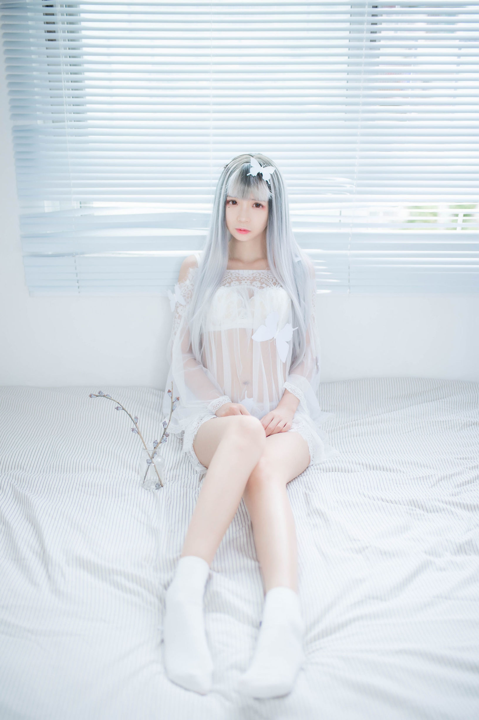 [网红COSER] 疯猫ss - 透明白纱
