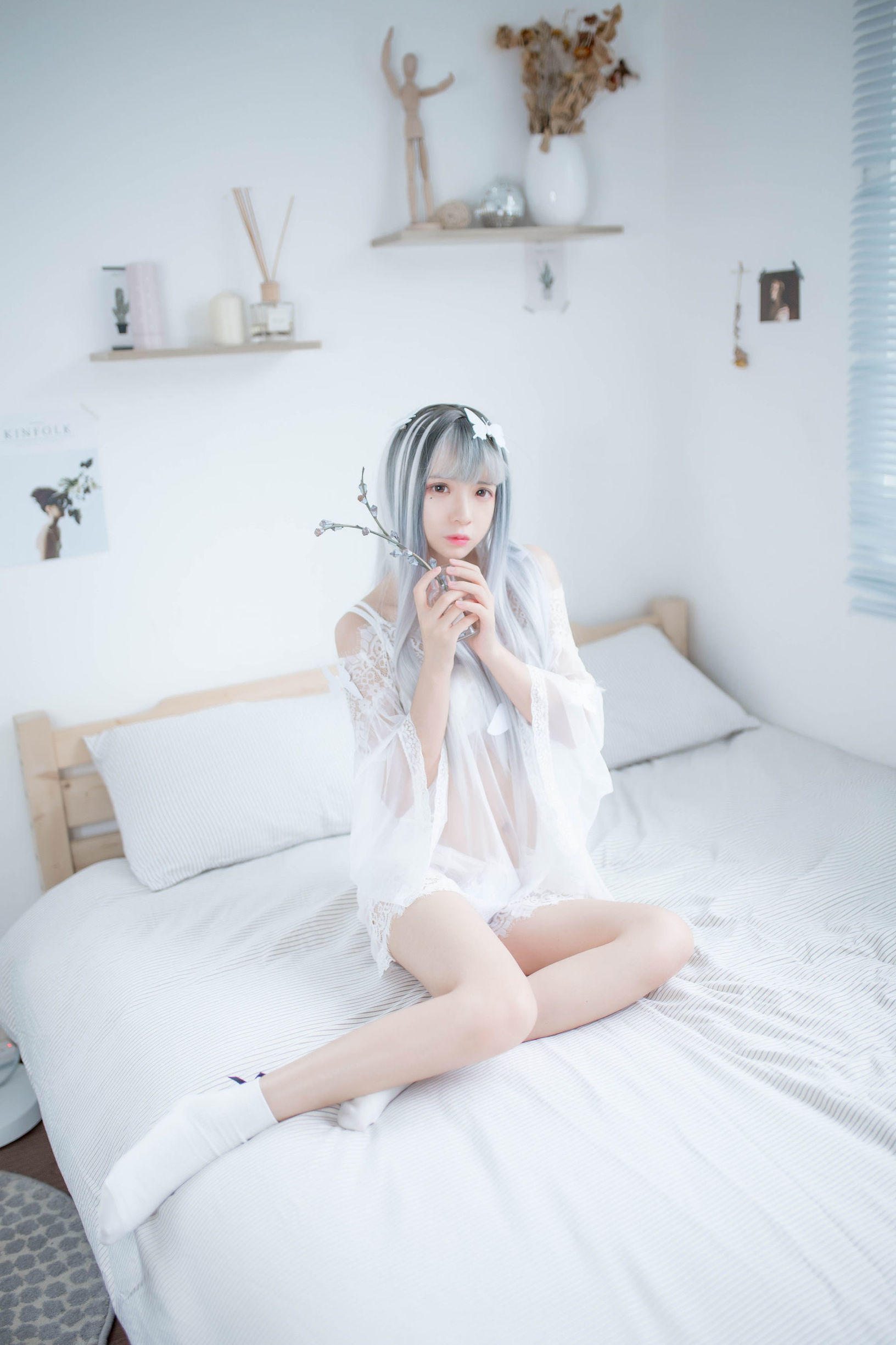 [网红COSER] 疯猫ss - 透明白纱
