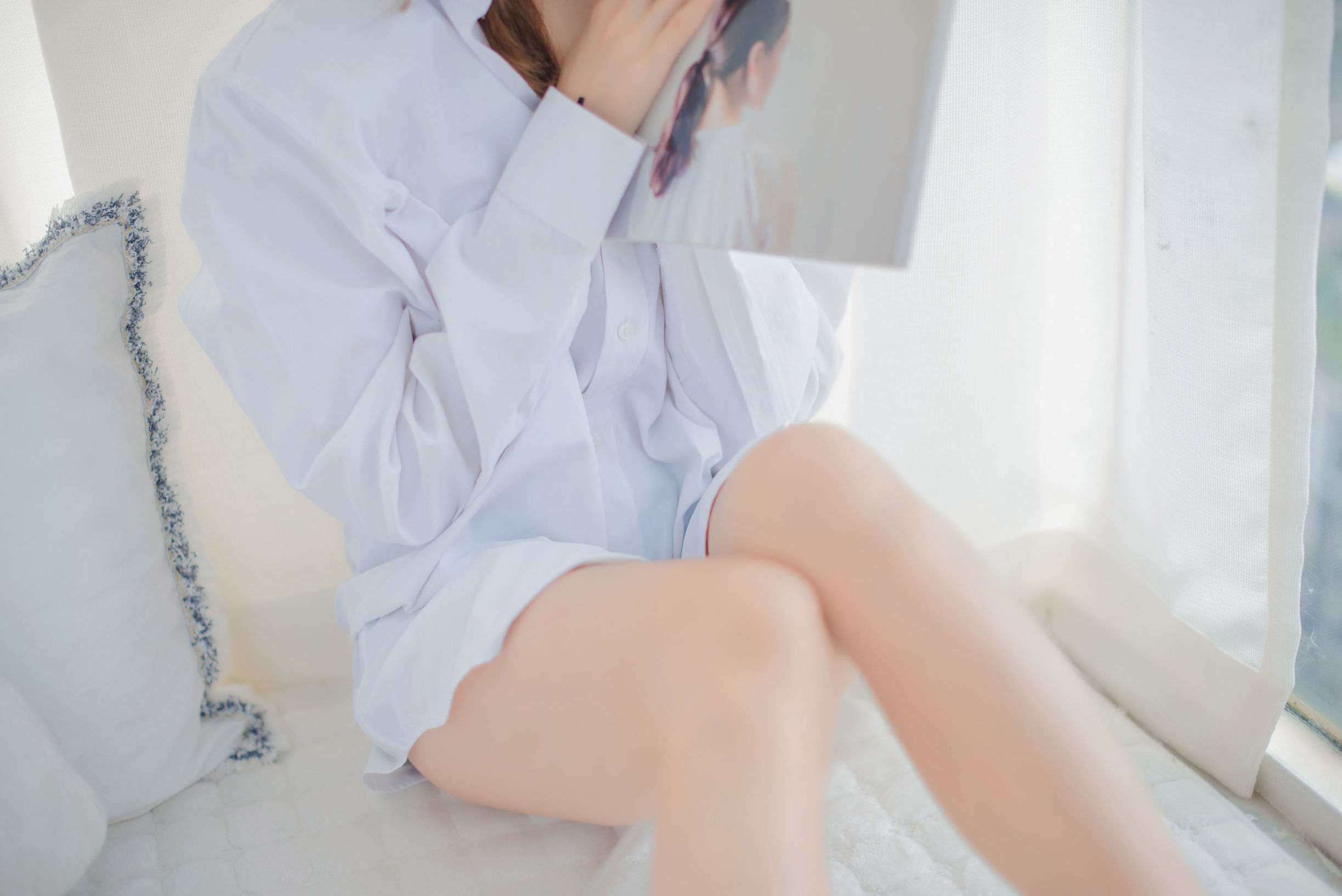 [网红COSER] 动漫博主Kitaro_绮太郎 - 白衬衫