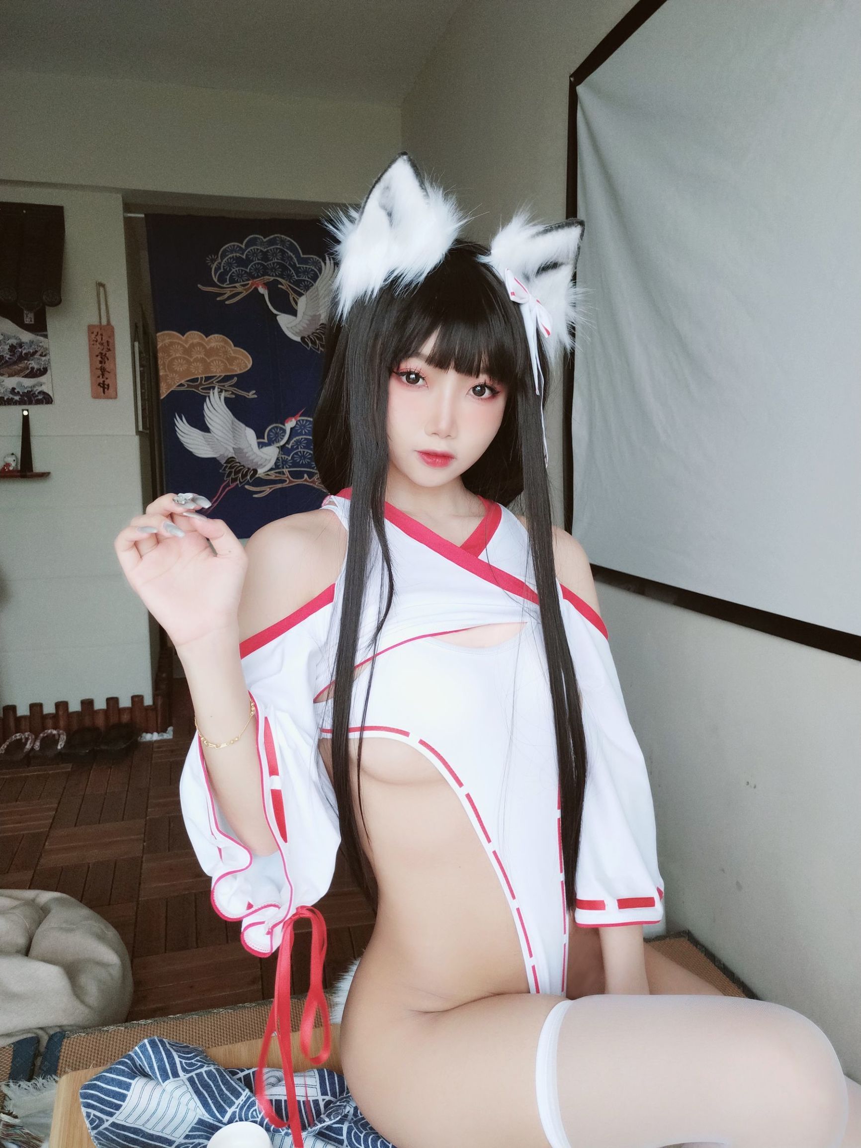 [网红COSER] 白嫩美少女鬼畜瑶 - 狐耳女巫