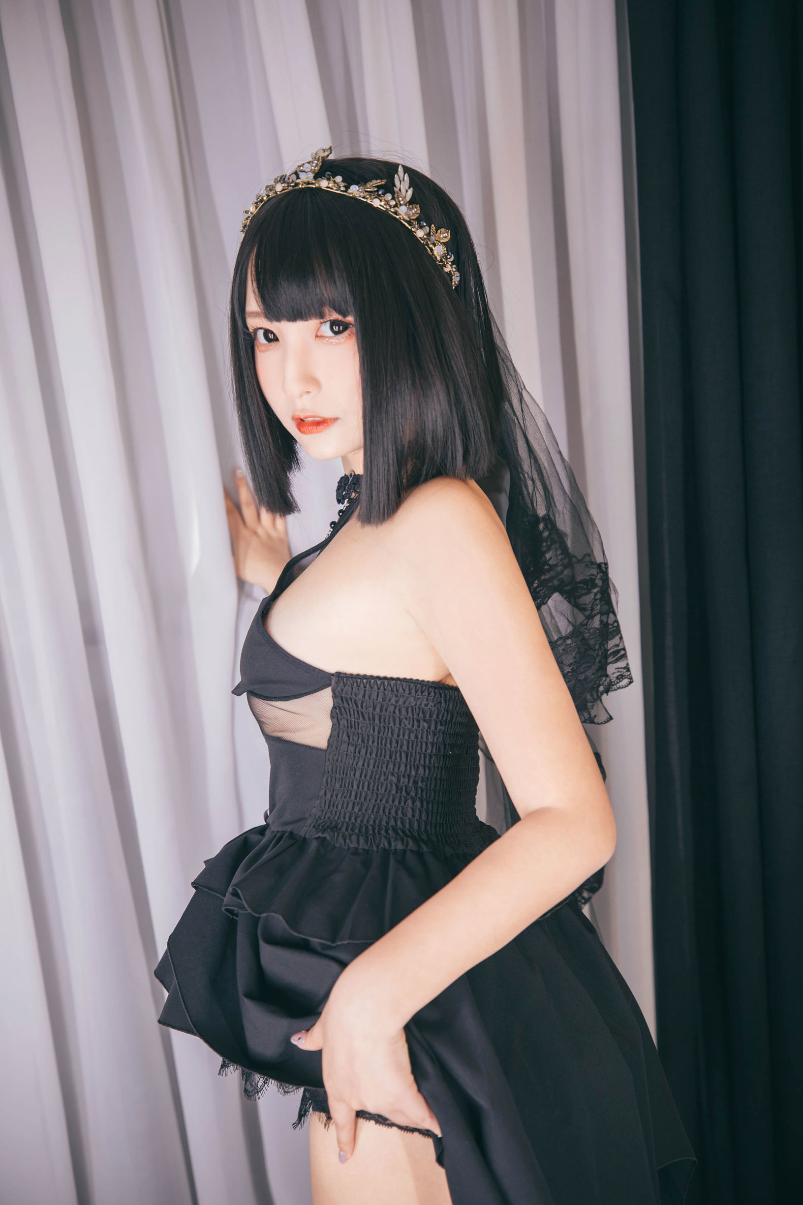 왕홍 COSER] 로리 가구라자카 마후유의 천국에 떨어지다 - 추락하는 천국
