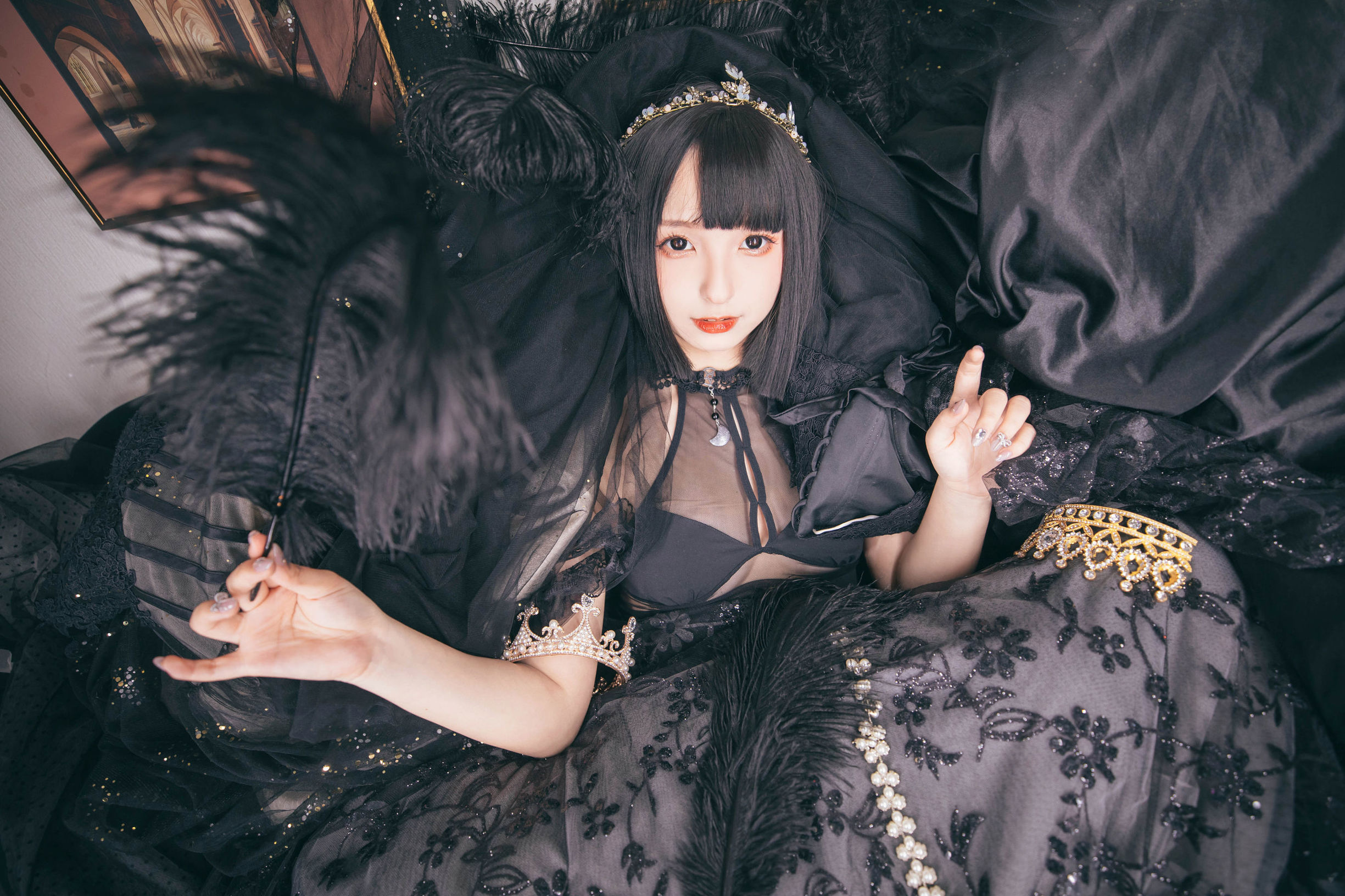 왕홍 COSER] 로리 가구라자카 마후유의 천국에 떨어지다 - 추락하는 천국