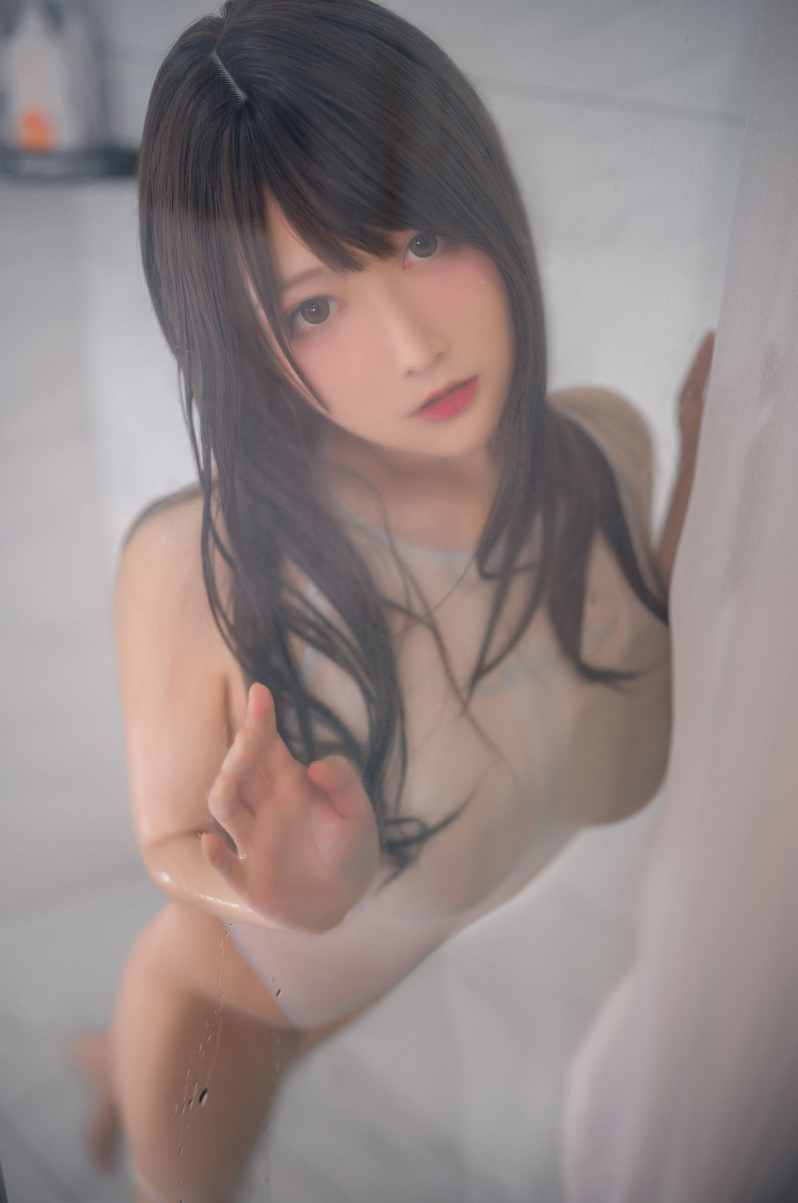 [网红COSER] 高颜值coser念念_D - 白色竞泳