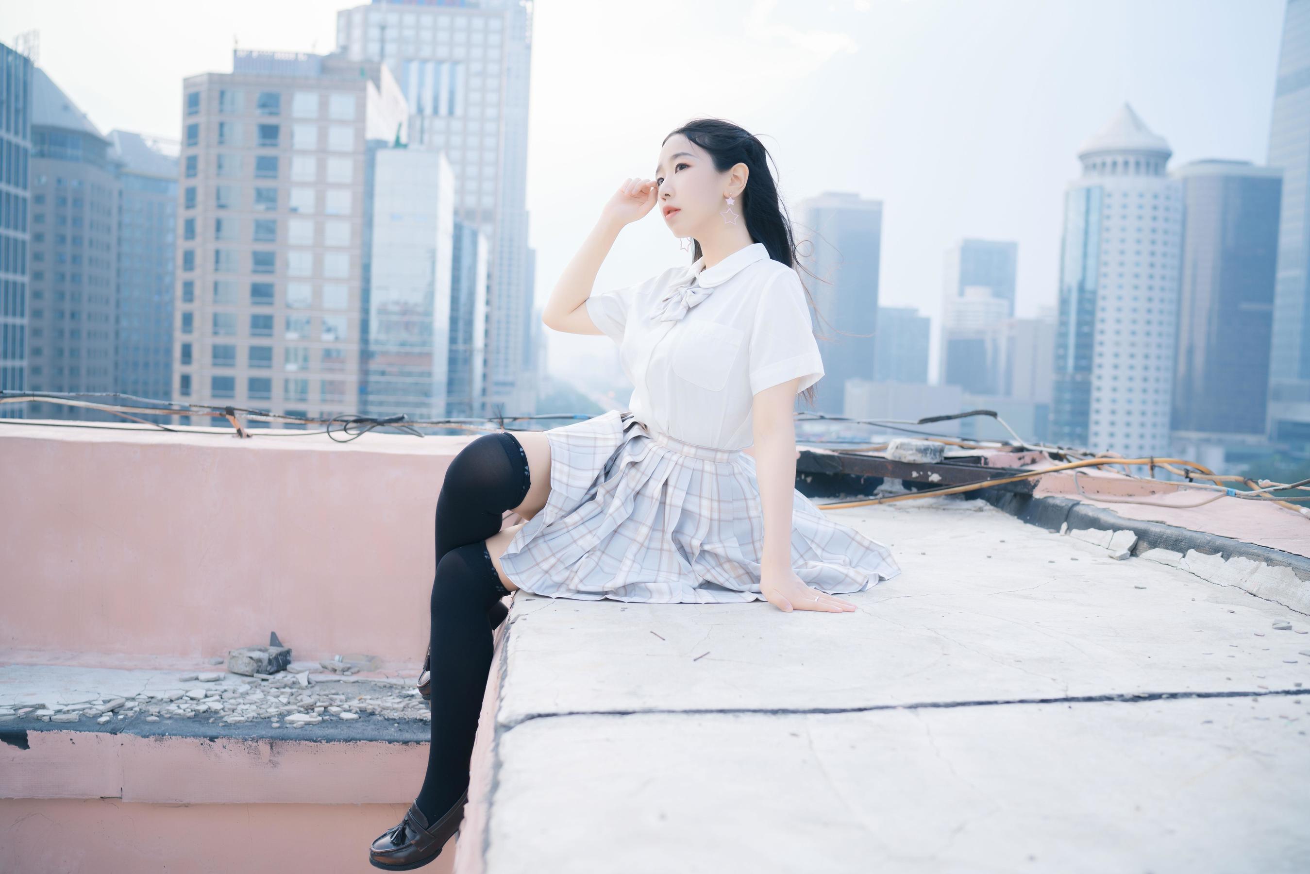 คอสเพลย์] อนิเมะบล็อกเกอร์ 穆零Mu0 - 天台jk