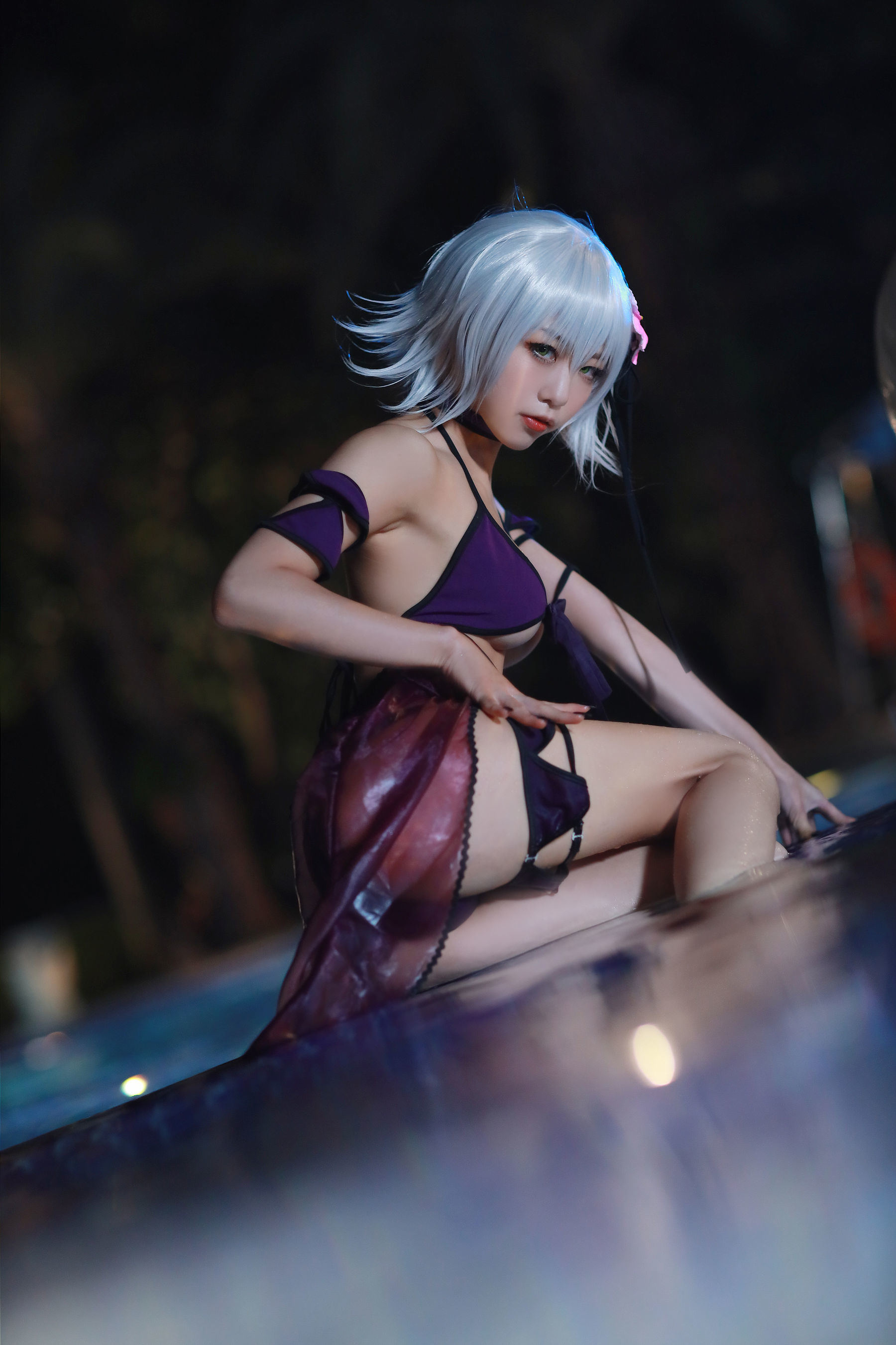 คอสเพลย์] บล็อกเกอร์อนิเมะ 水淼aqua - ชองดาร์กชุดว่ายน้ำ