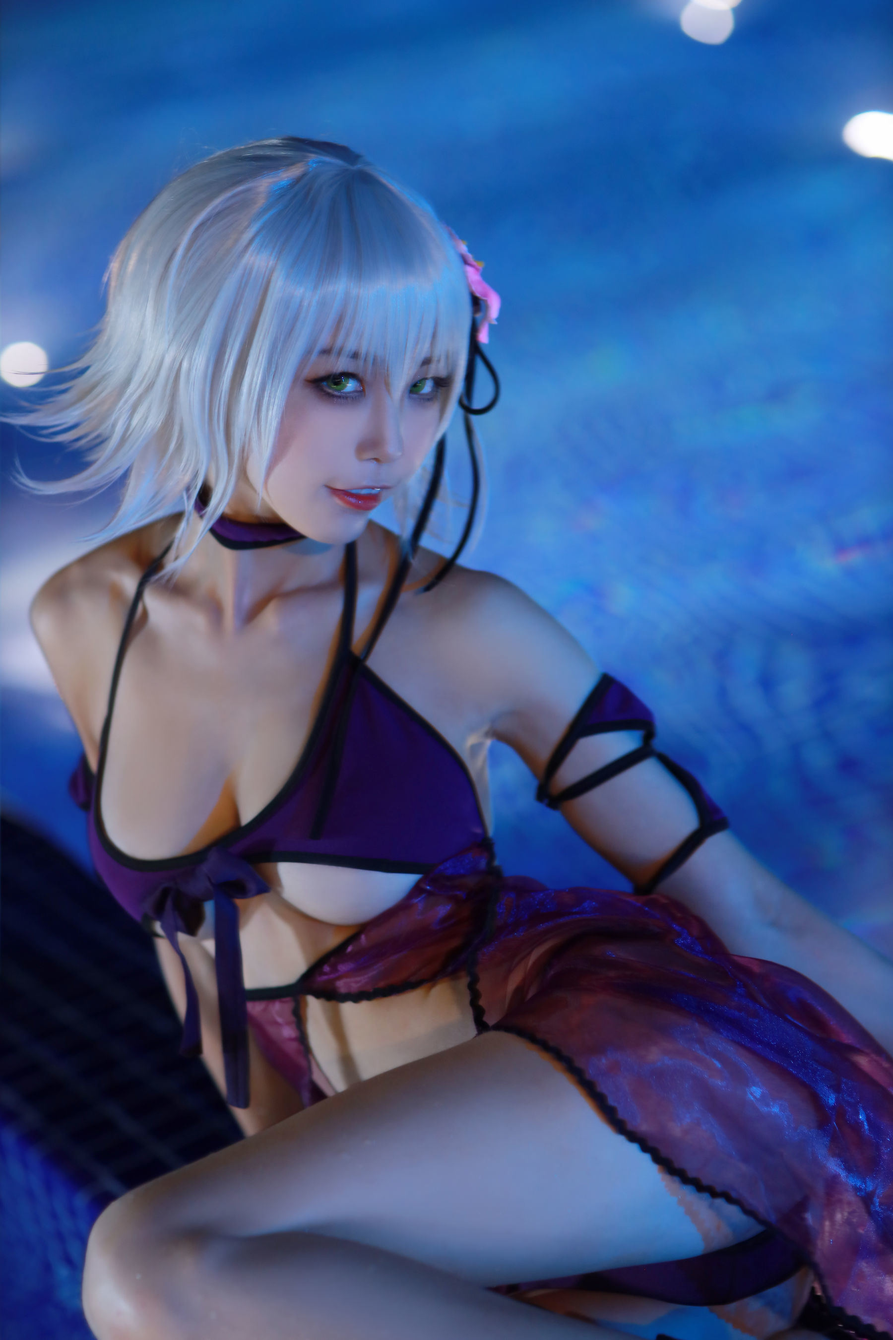 คอสเพลย์] บล็อกเกอร์อนิเมะ 水淼aqua - ชองดาร์กชุดว่ายน้ำ