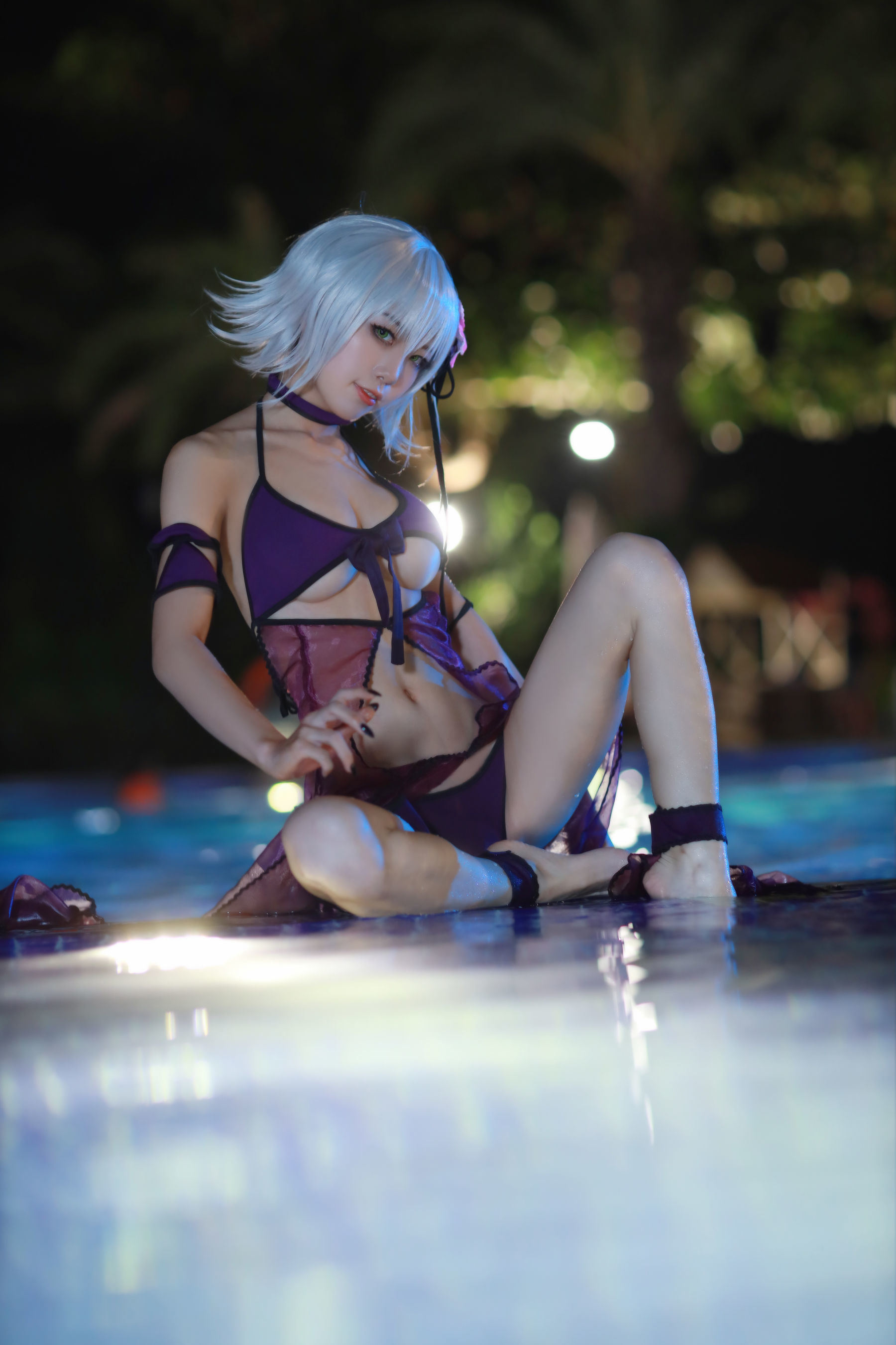คอสเพลย์] บล็อกเกอร์อนิเมะ 水淼aqua - ชองดาร์กชุดว่ายน้ำ
